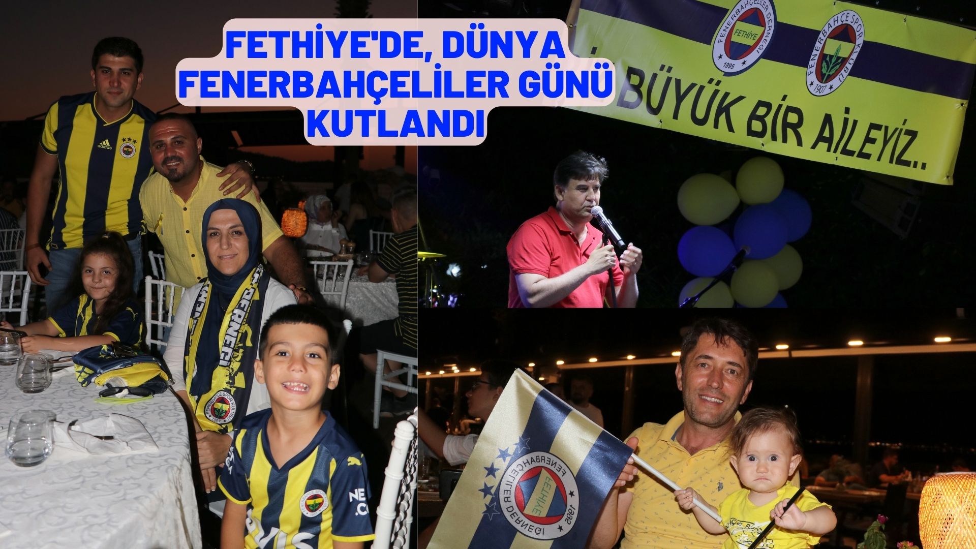 Fethiye'de, Dünya Fenerbahçeliler Günü kutlandı