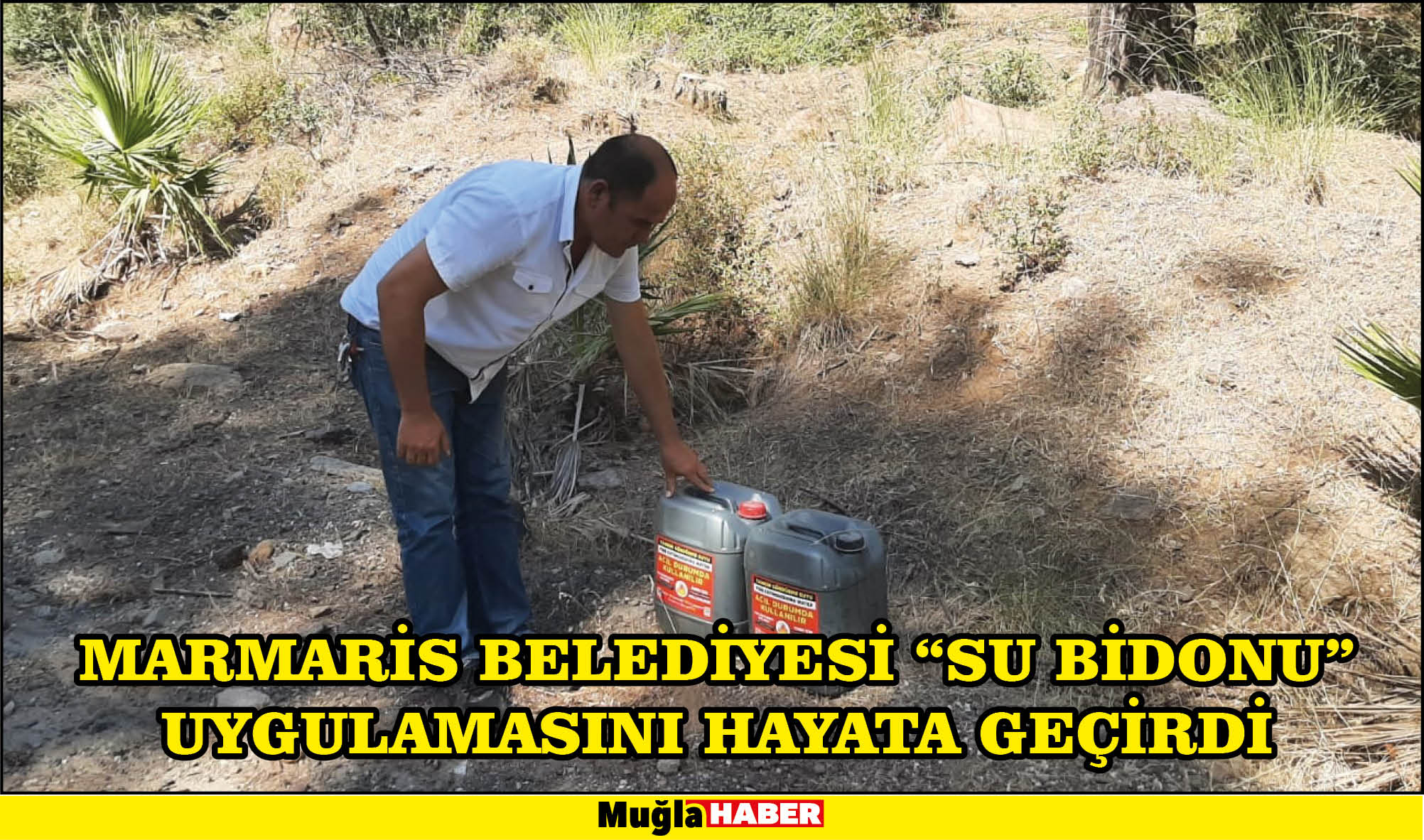 MARMARİS BELEDİYESİ “SU BİDONU” UYGULAMASINI HAYATA GEÇİRDİ