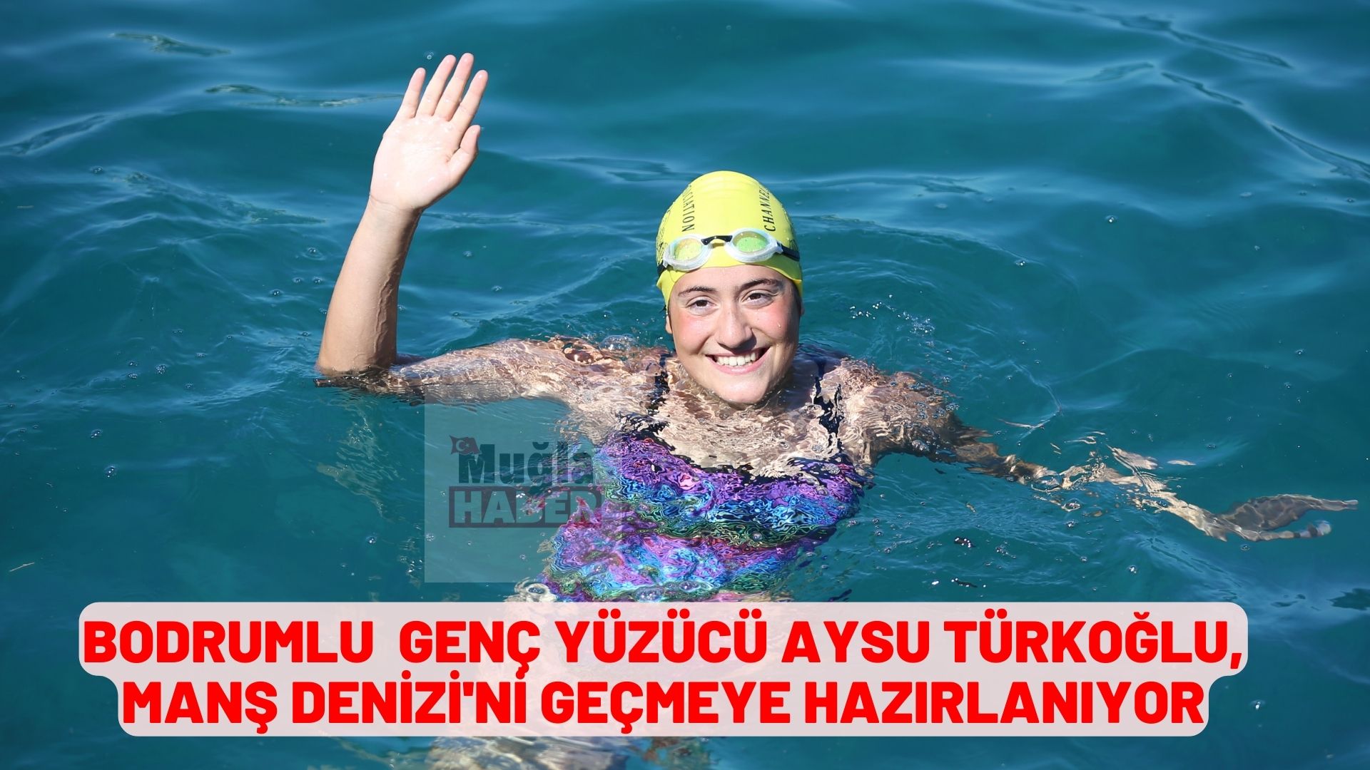 Genç yüzücü Aysu Türkoğlu, Manş Denizi'ni geçmeye hazırlanıyor