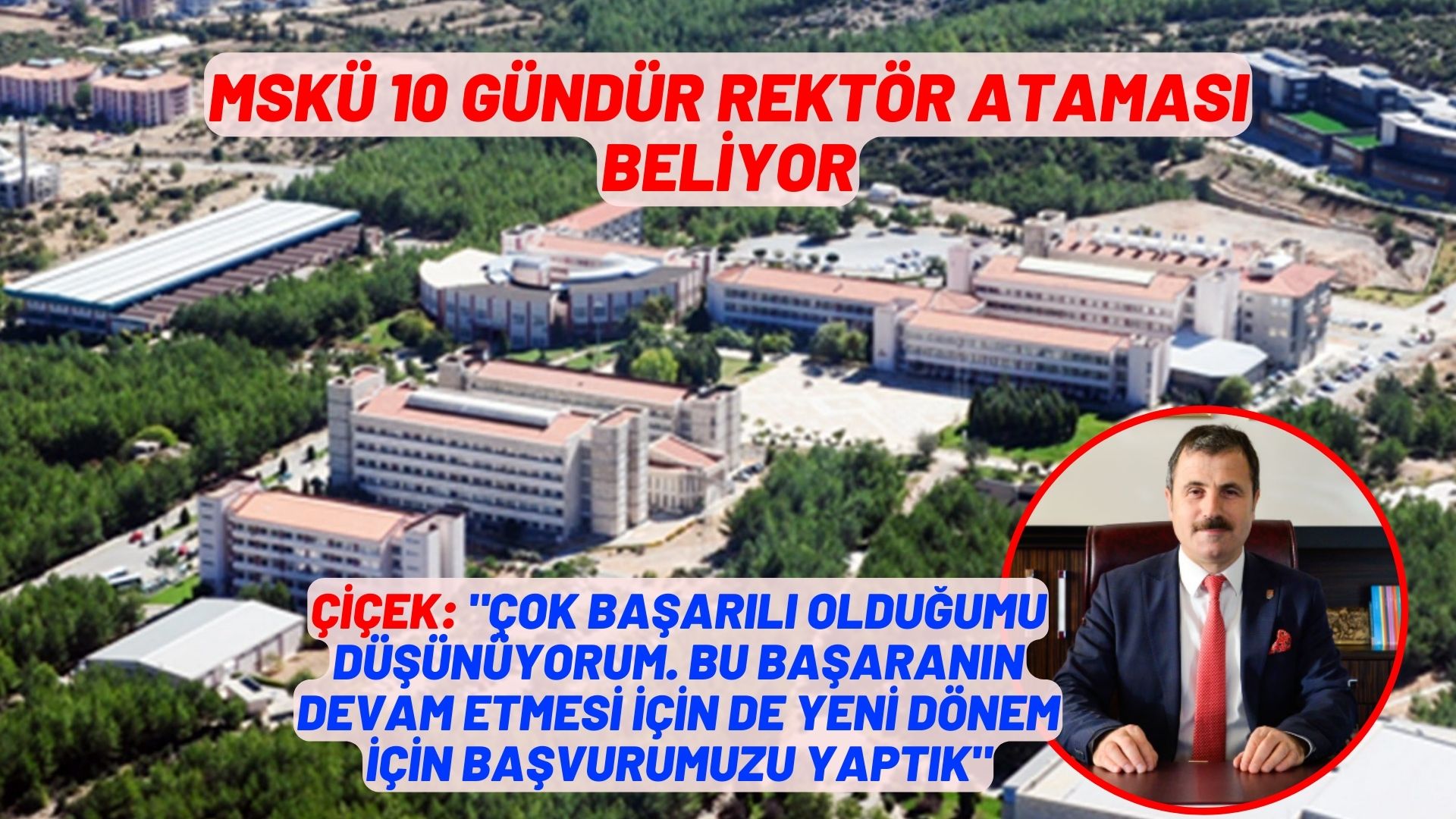 MSKÜ 10 GÜNDÜR REKTÖR ATAMASI BELİYOR