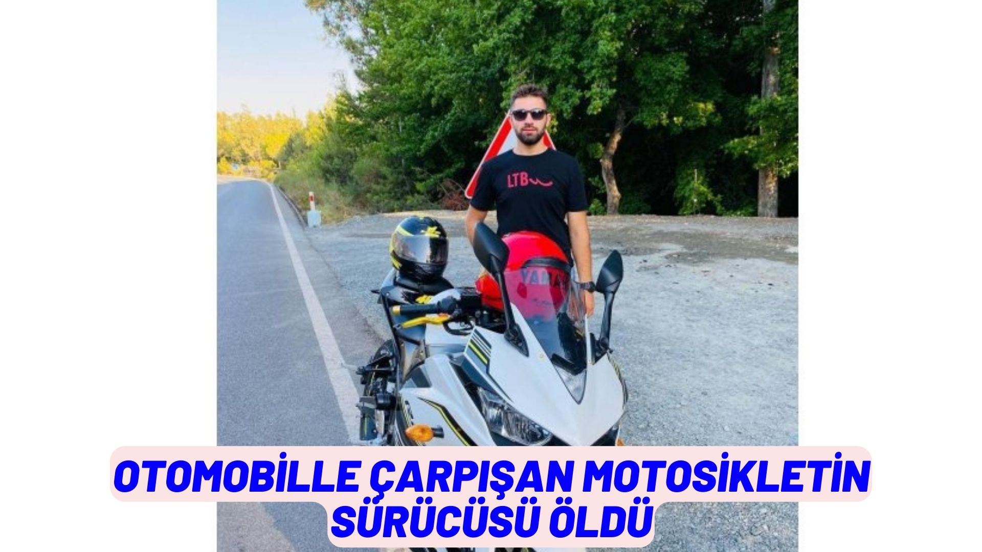 otomobille çarpışan motosikletin sürücüsü öldü