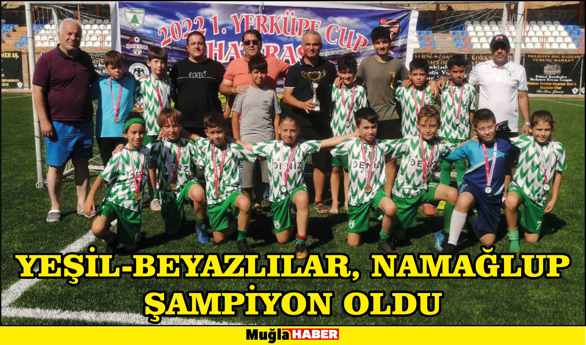 YEŞİL-BEYAZLILAR, NAMAĞLUP ŞAMPİYON OLDU