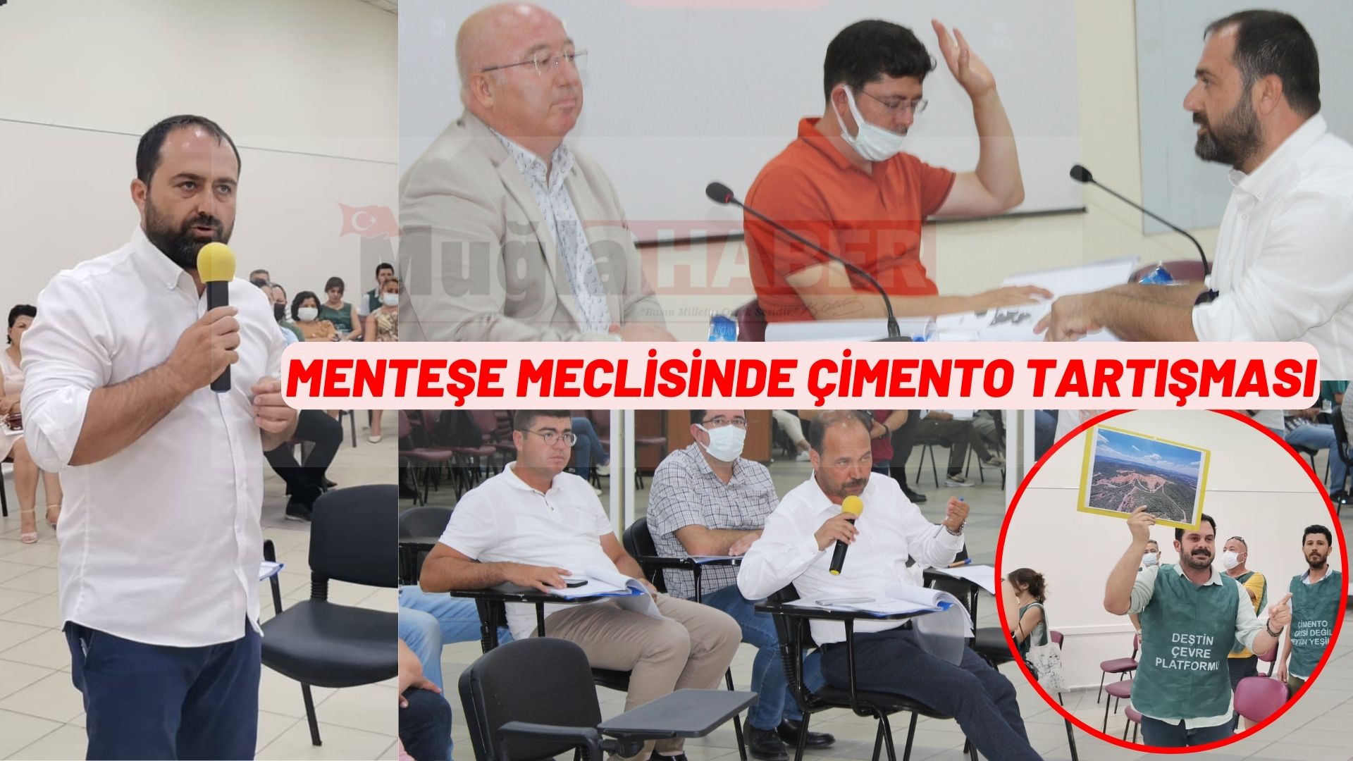 MENTEŞE MECLİSİNDE ÇİMENTO TARTIŞMASI