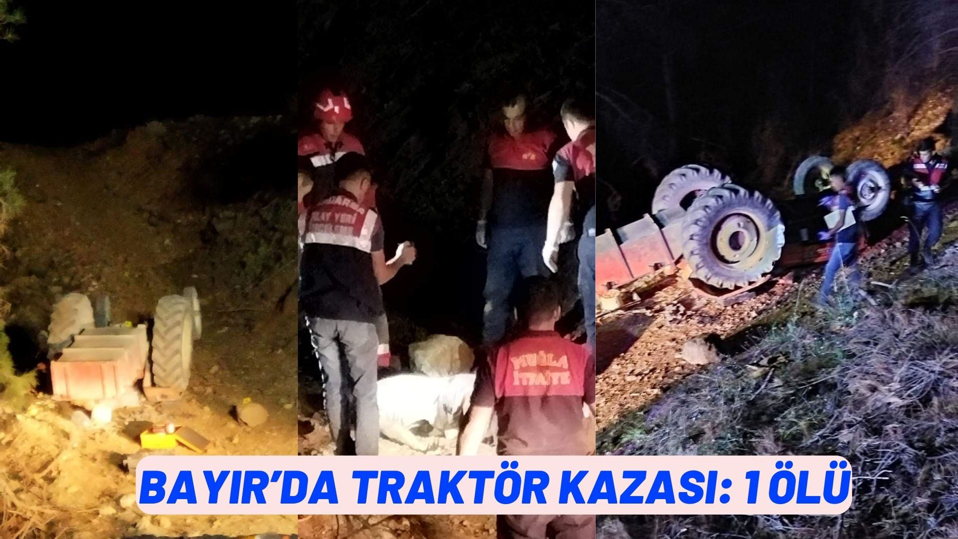 TRAKTÖRÜN ALTINDA KALAN KİŞİ HAYATINI KAYBETTİ