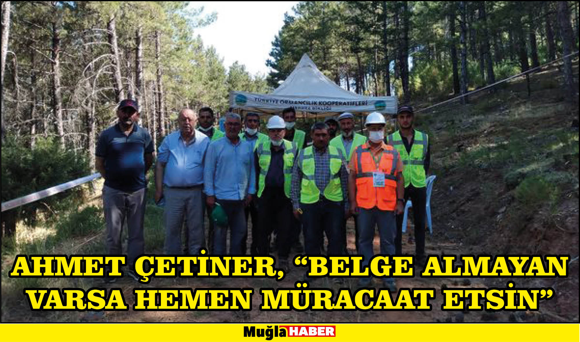 AHMET ÇETİNER, “BELGE ALMAYAN VARSA HEMEN MÜRACAAT ETSİN”