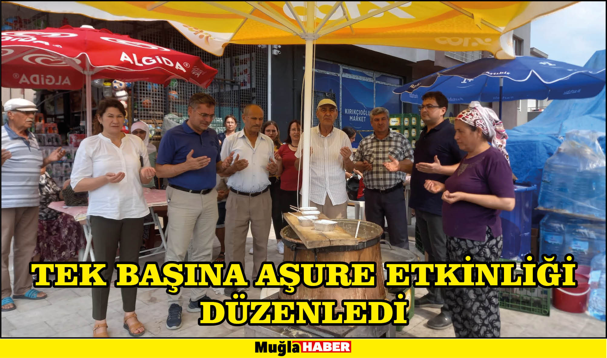 TEK BAŞINA AŞURE ETKİNLİĞİ DÜZENLEDİ