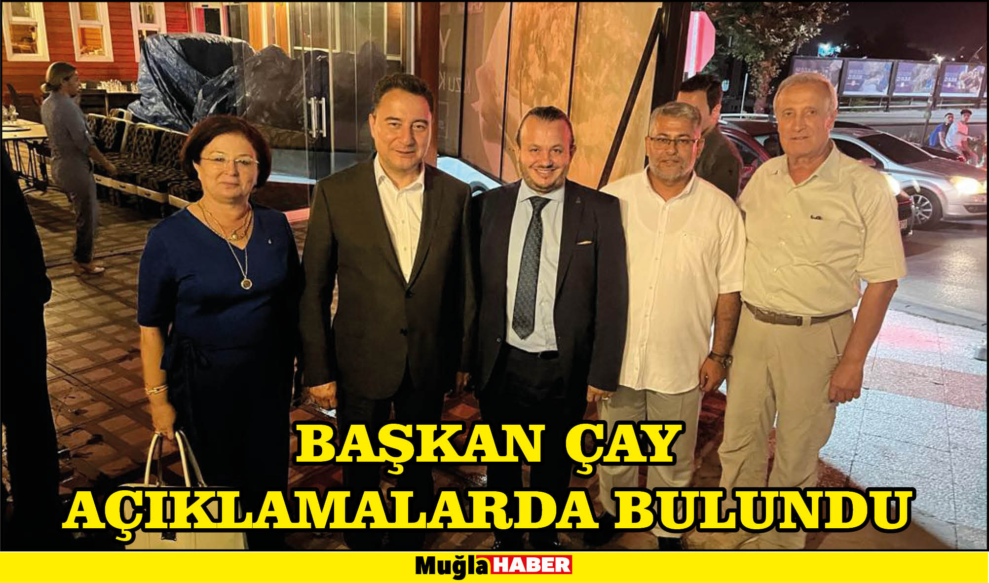 BAŞKAN ÇAY AÇIKLAMALARDA BULUNDU