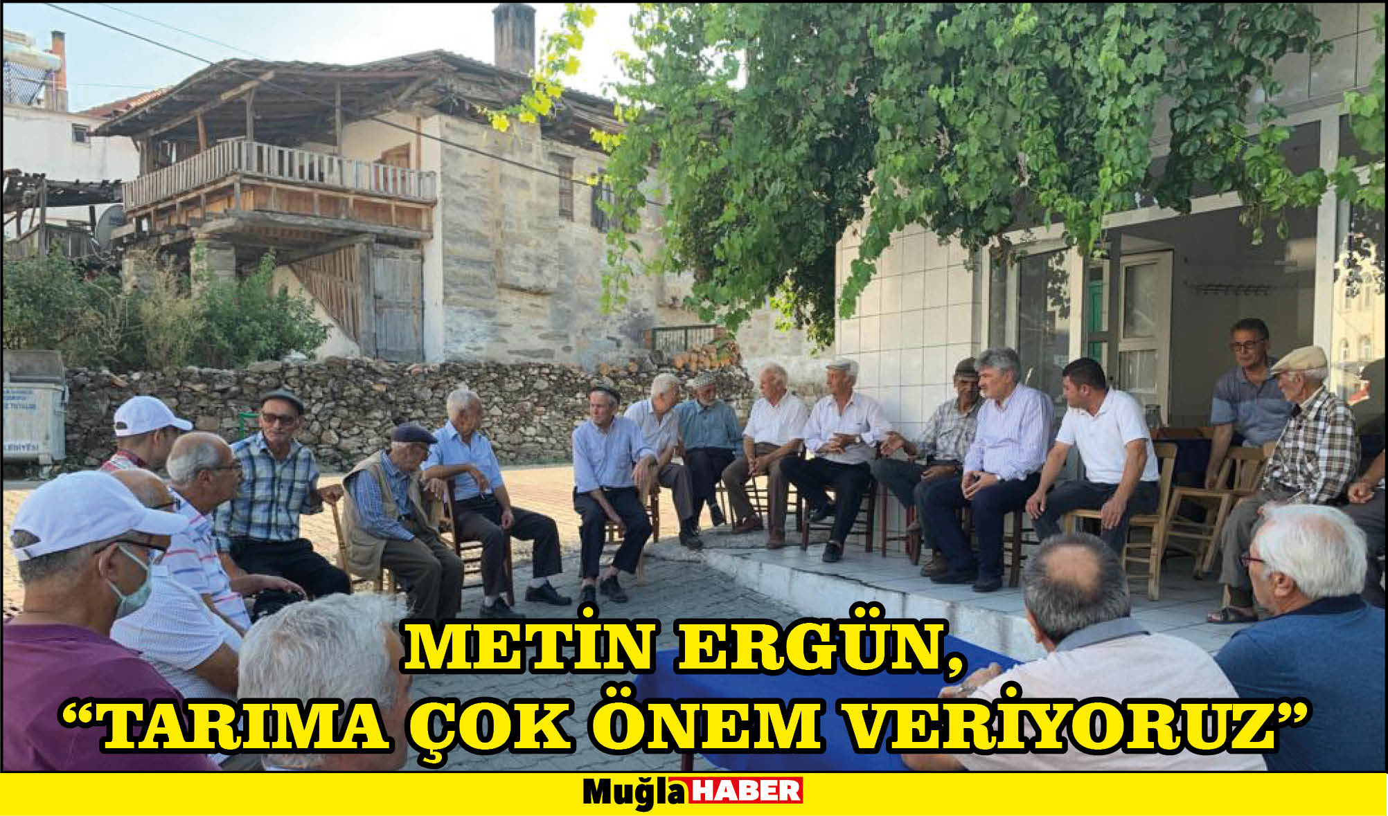 METİN ERGÜN, “TARIMA ÇOK ÖNEM VERİYORUZ”