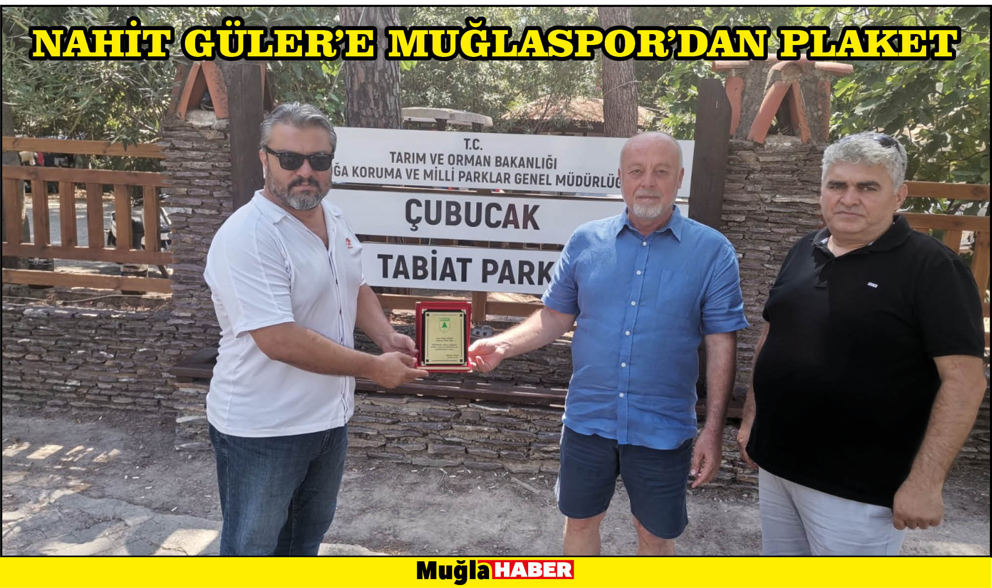 NAHİT GÜLER'E MUĞLASPOR'DAN PLAKET 