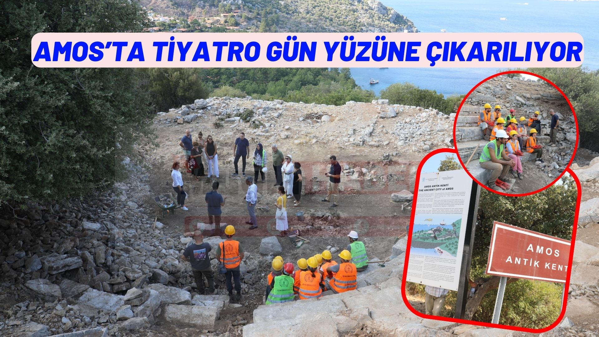 AMOS’TA TİYATRO GÜN YÜZÜNE ÇIKARILIYOR