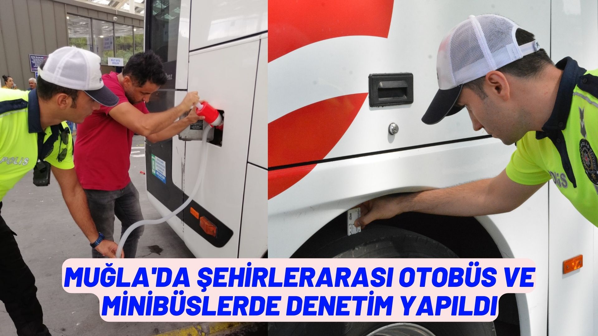 OTOBÜSLER DENETLENDİ, PARA CEZASI YAĞDI