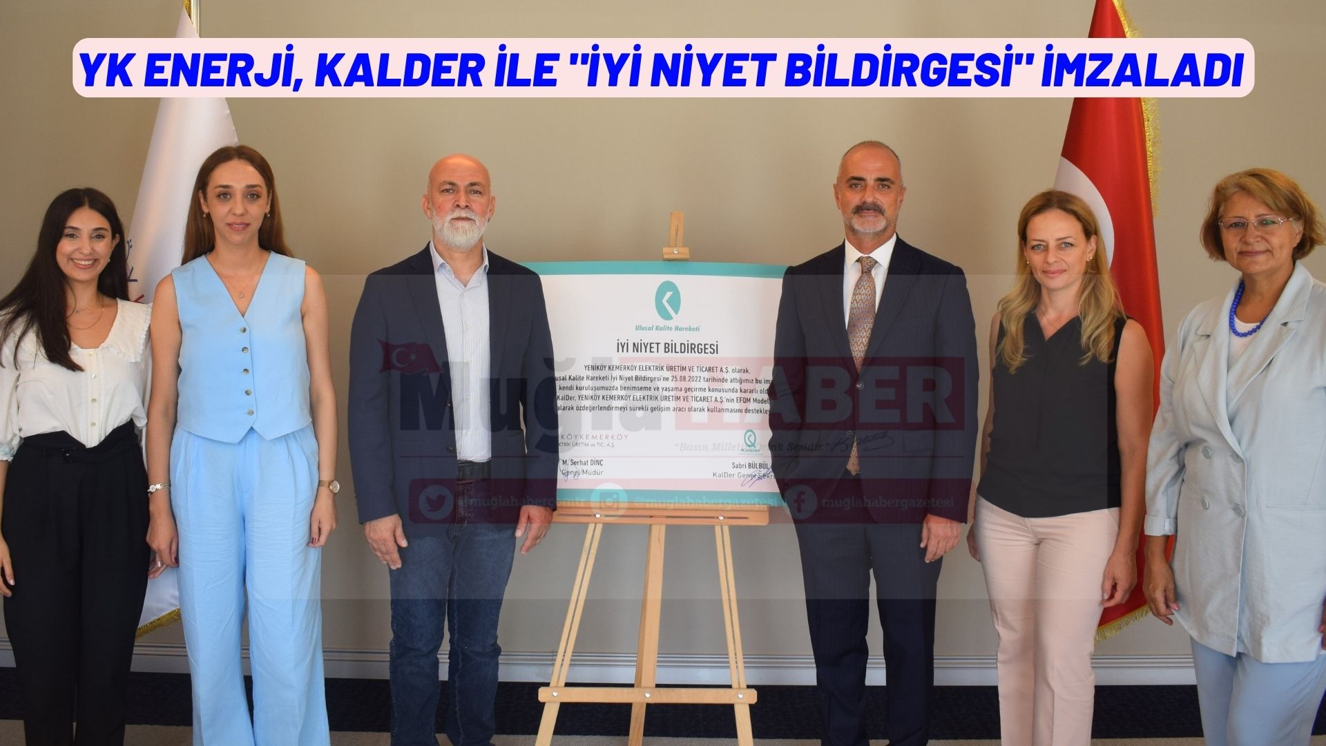 YK ENERJİ, KALDER İLE ‘İYİ NİYET BİLDİRGESİ' İMZALADI