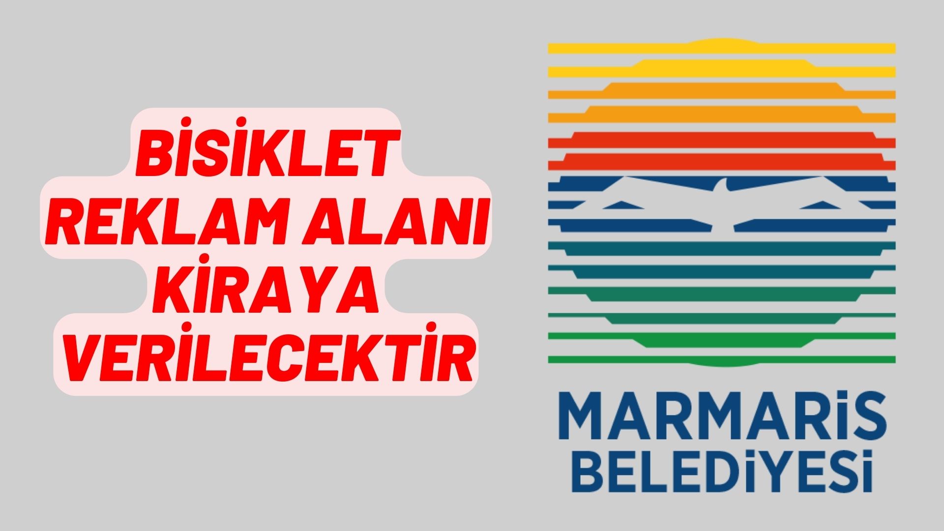 Bisiklet reklam alanı kiraya verilecektir