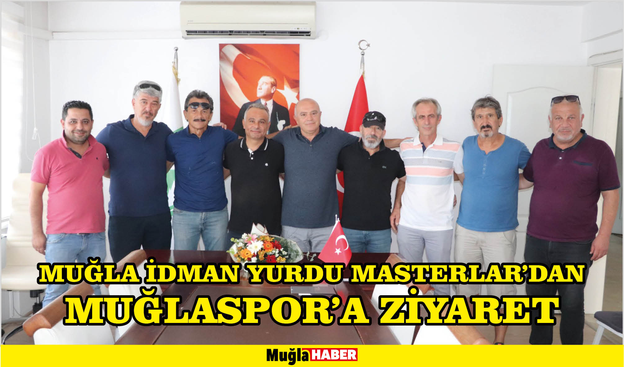 MUĞLA İDMAN YURDU MASTERLAR'DAN MUĞLASPOR'A ZİYARET