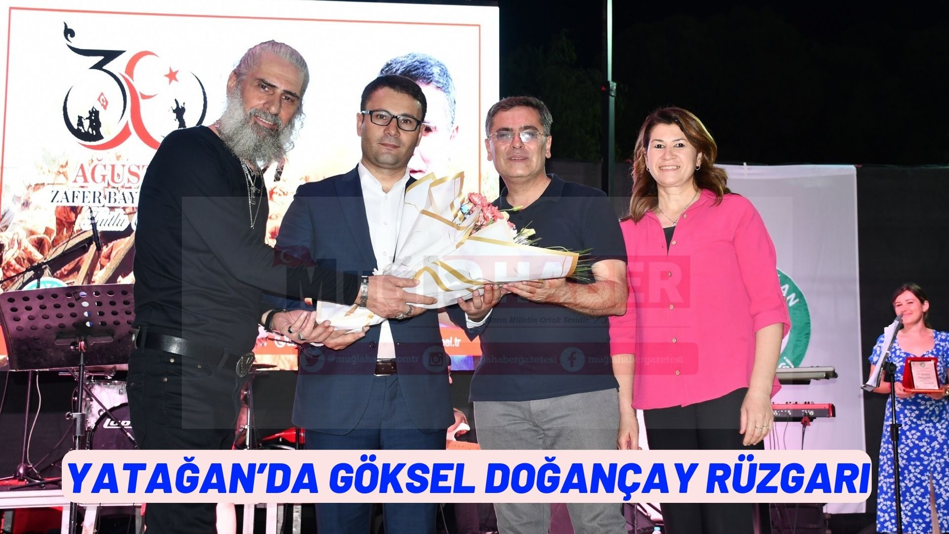 YATAĞAN’DA GÖKSEL DOĞANÇAY RÜZGARI