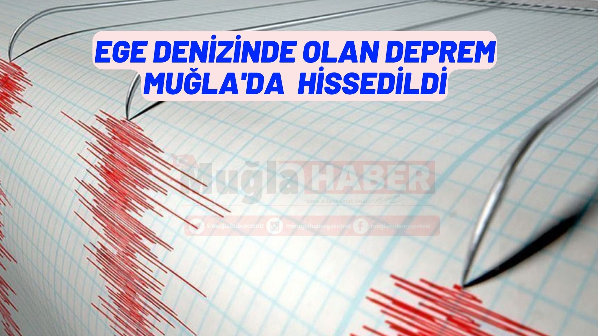 Ege’de korkutan deprem: Muğla’da hissedildi