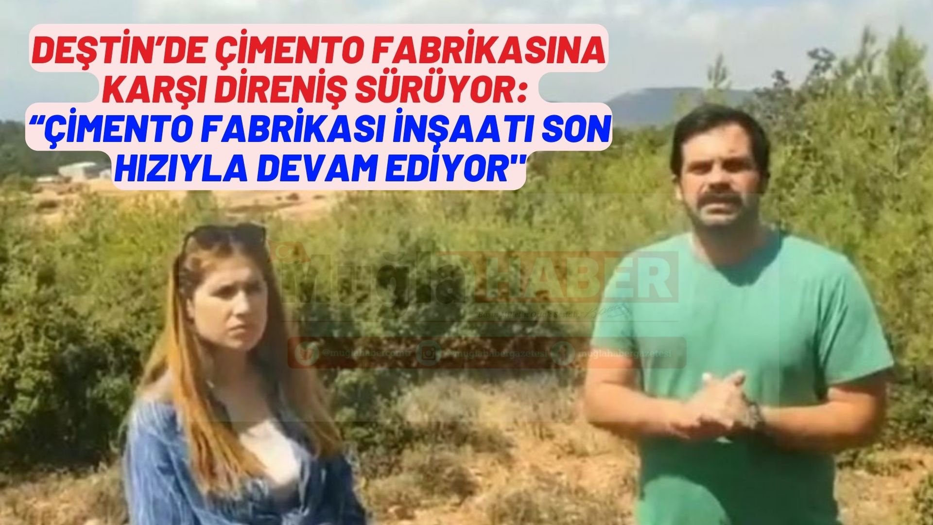 "Çimento fabrikası inşaatı son hızıyla devam ediyor"