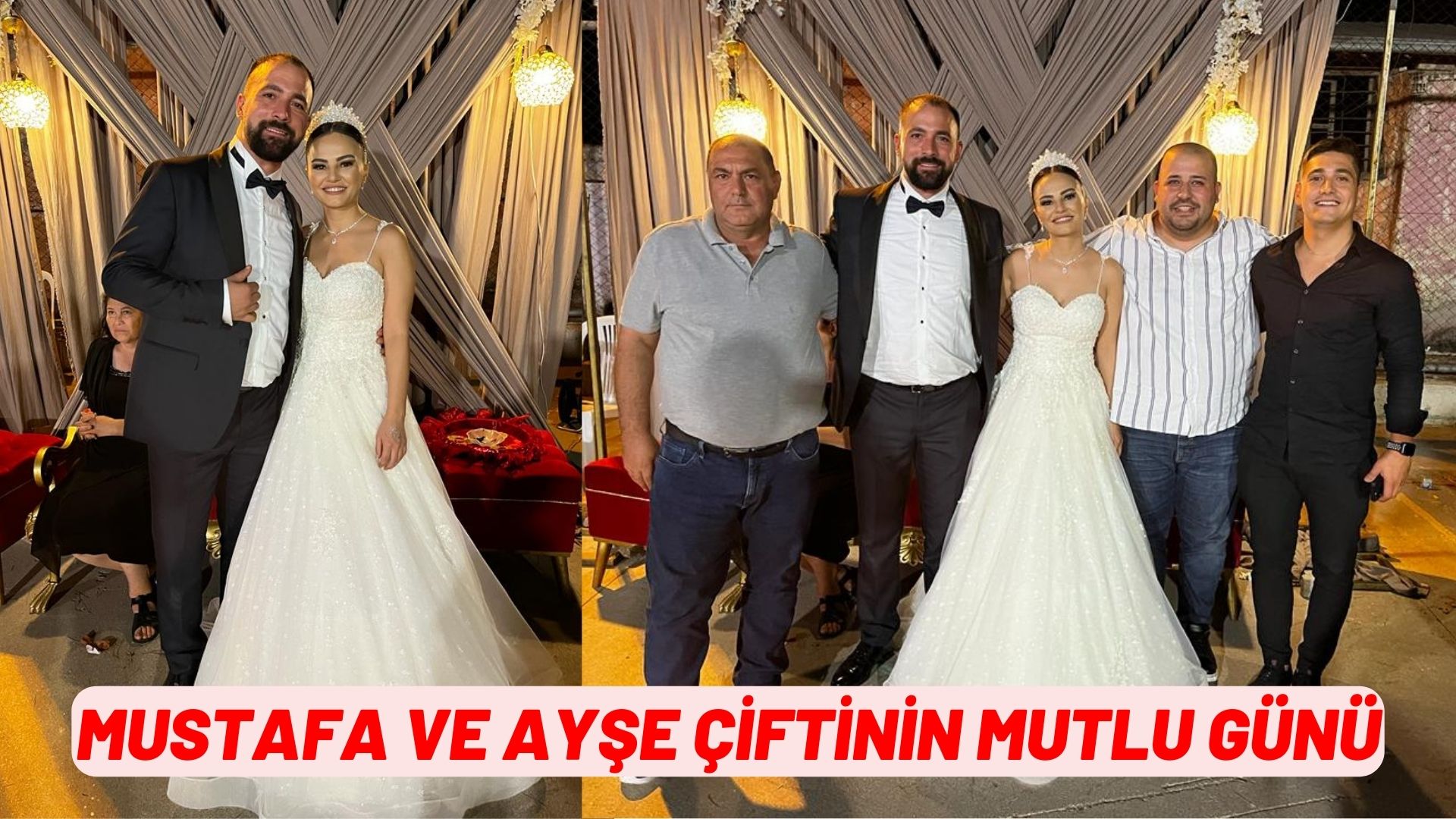 MUSTAFA VE AYŞE ÇİFTİNİN MUTLU GÜNÜ