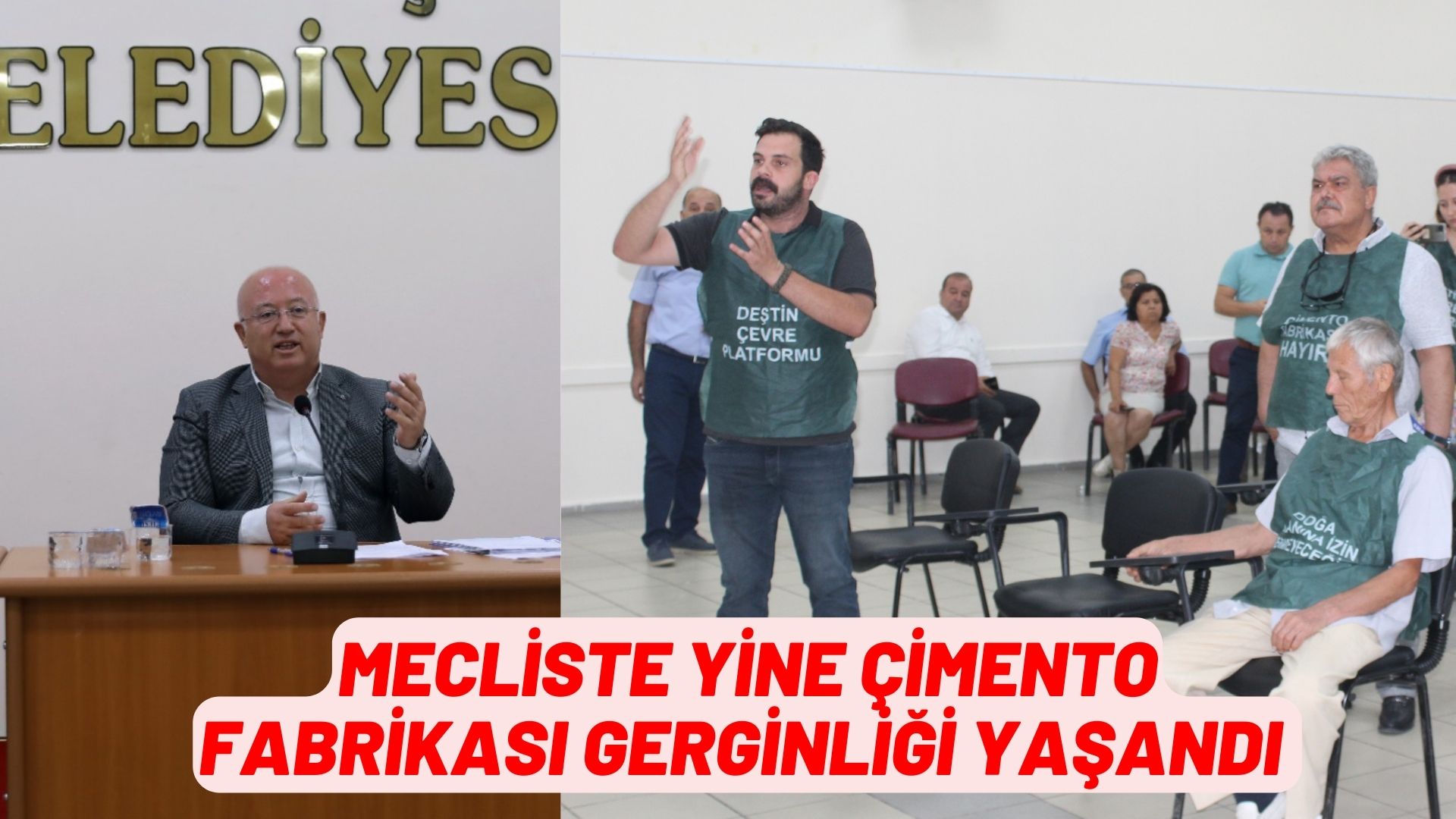 MECLİSTE YİNE ÇİMENTO FABRİKASI GERGİNLİĞİ YAŞANDI