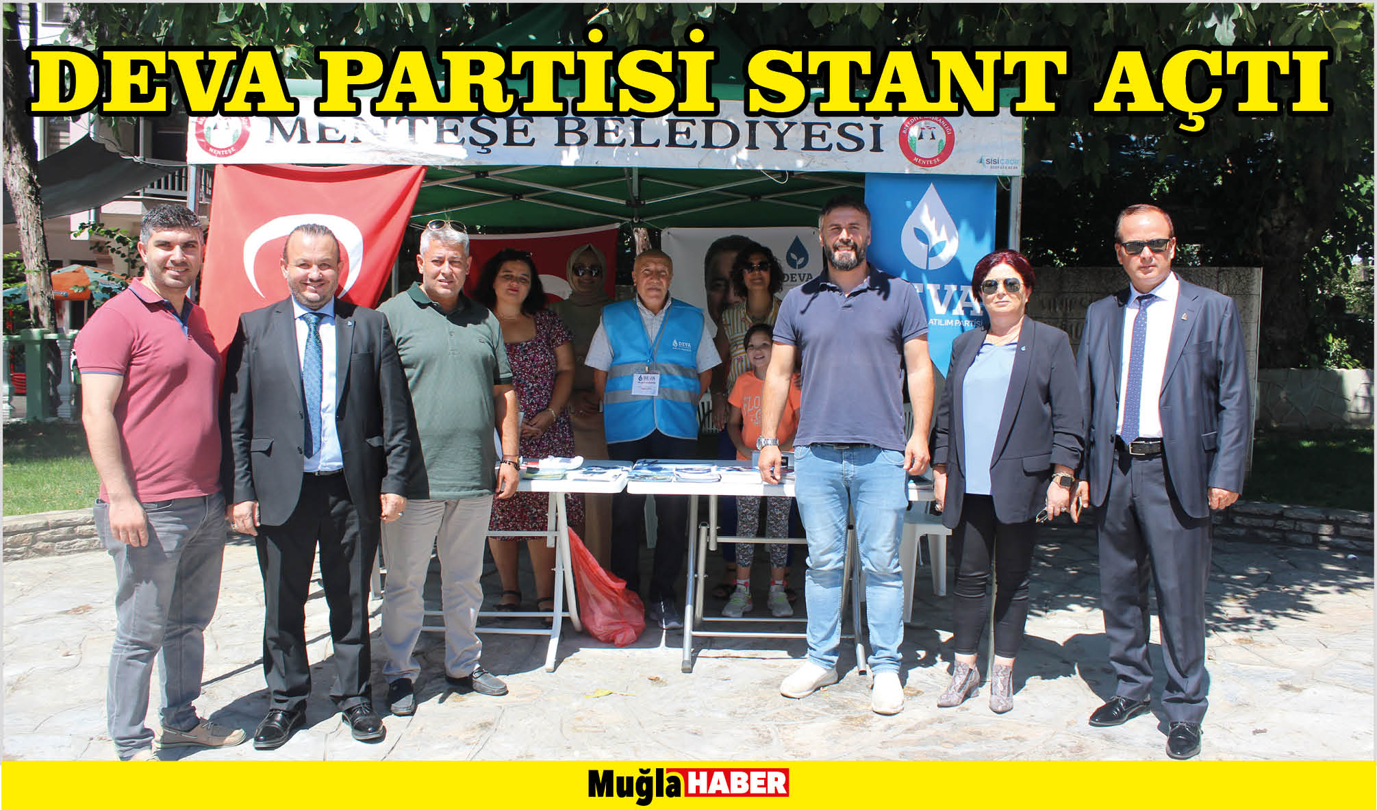 DEVA PARTİSİ STANT AÇTI