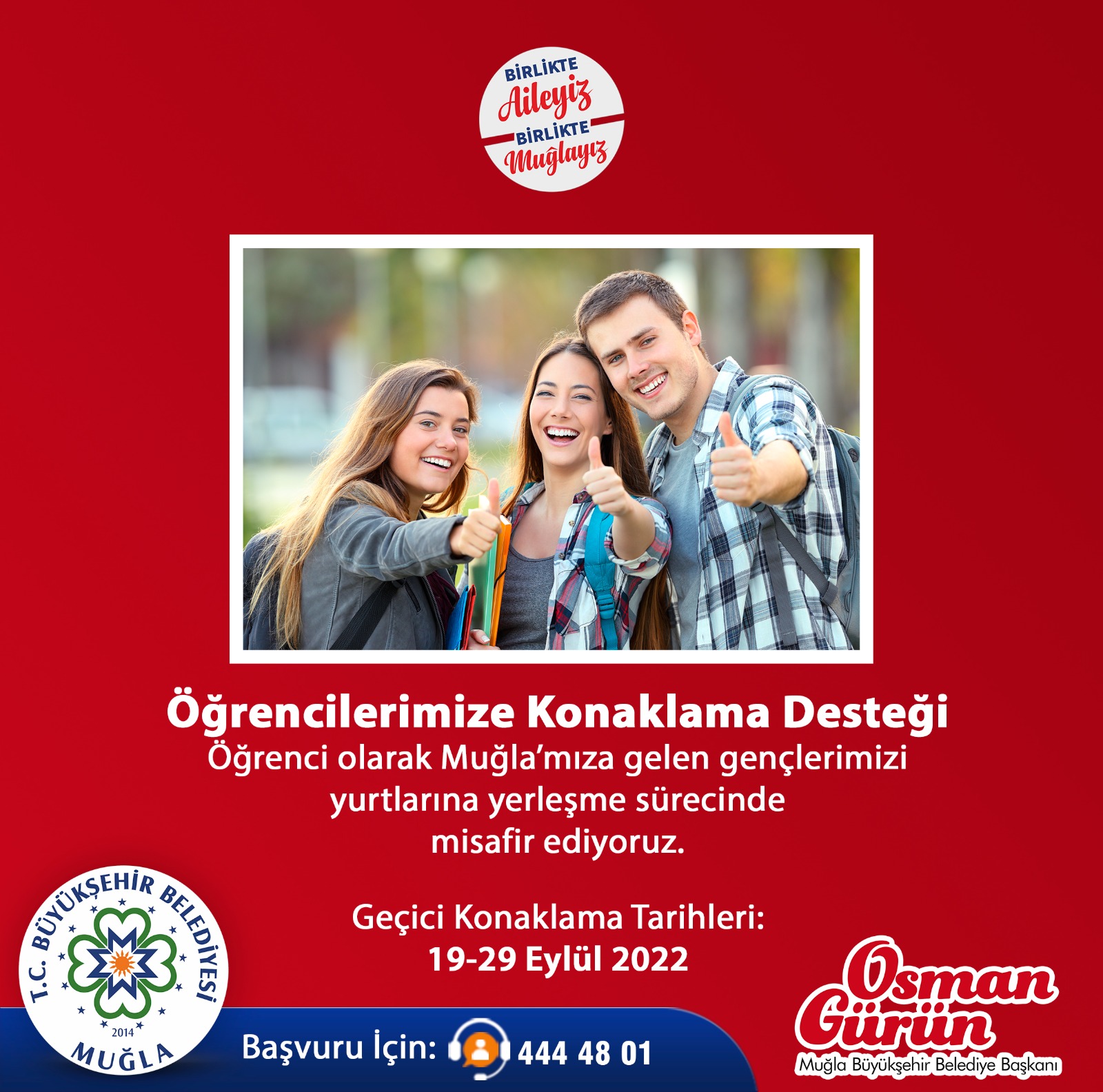 BÜYÜKŞEHİR, ÖĞRENCİLERİNE EĞİTİM DESTEĞİ VERİYOR