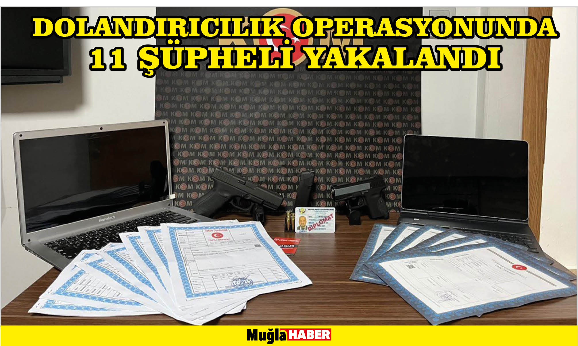 Dolandırıcılık operasyonunda 11 şüpheli yakalandı