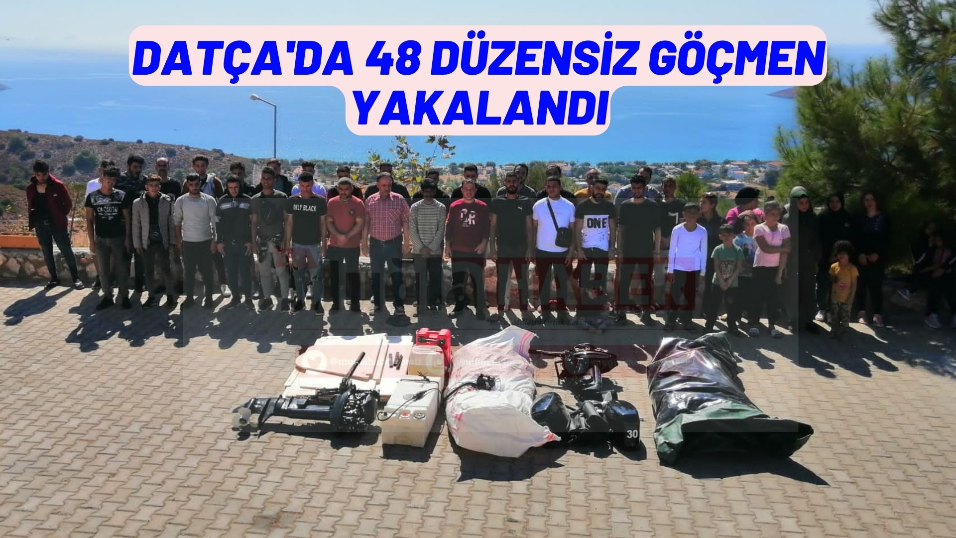 Muğla'da 48 düzensiz göçmen yakalandı