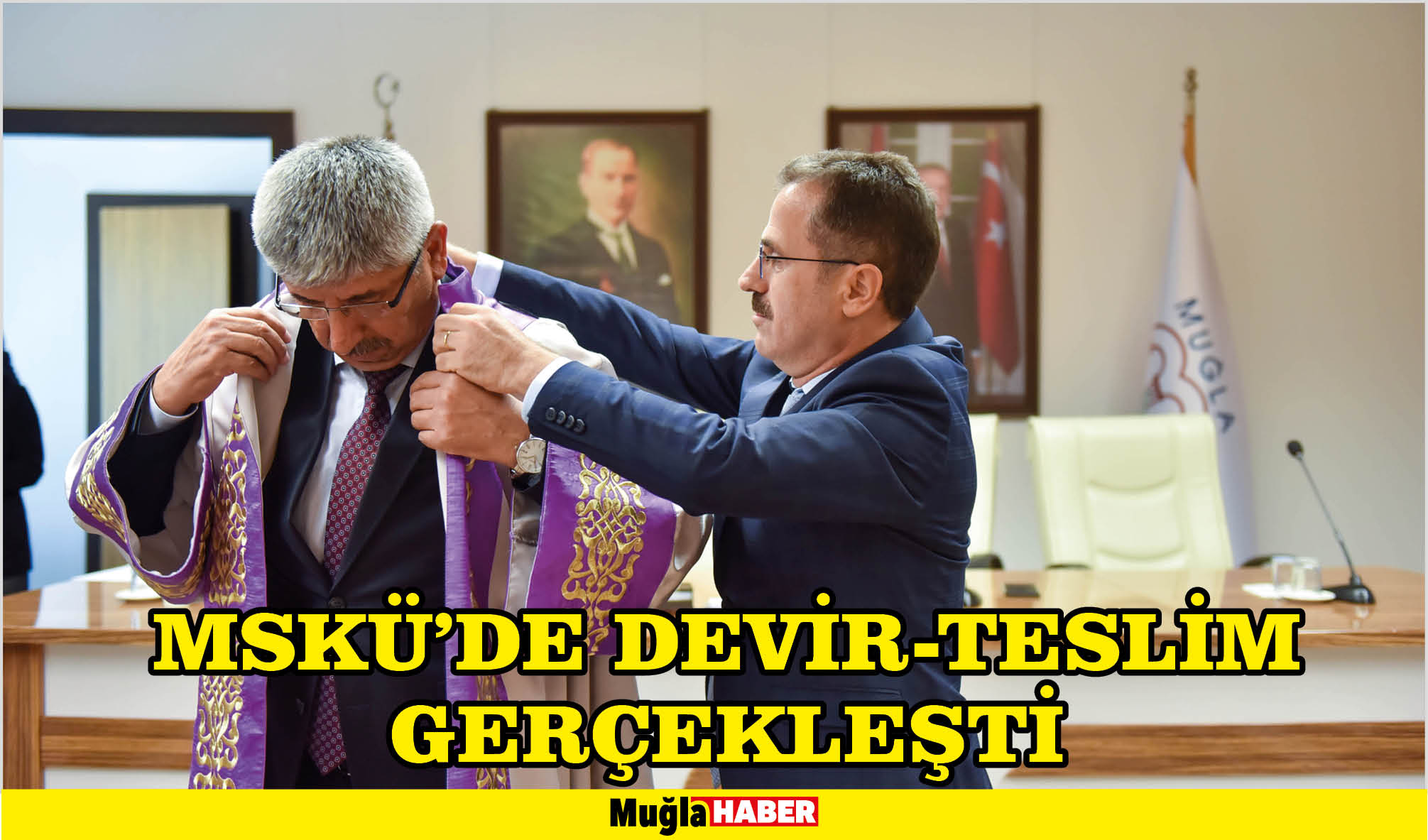 MSKÜ’DE DEVİR-TESLİM GERÇEKLEŞTİ