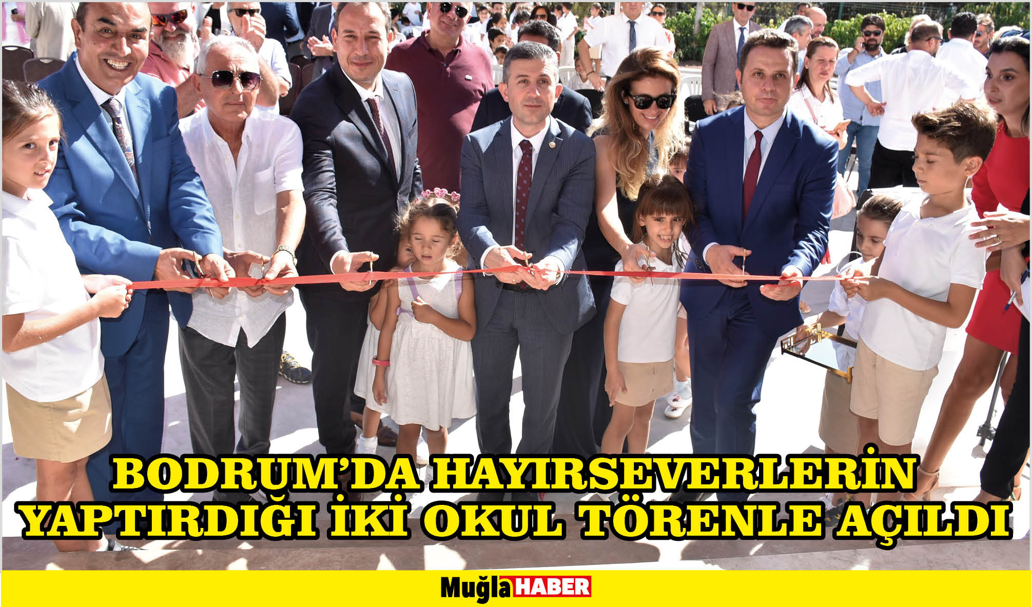 Bodrum'da hayırseverlerin yaptırdığı iki okul törenle açıldı