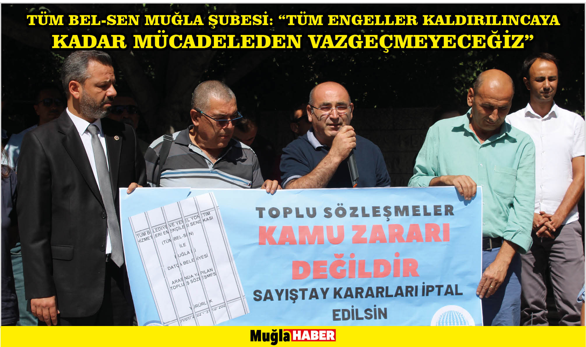 TÜM BEL-SEN MUĞLA ŞUBESİ: “TÜM ENGELLER KALDIRILINCAYA KADAR MÜCADELEDEN VAZGEÇMEYECEĞİZ”