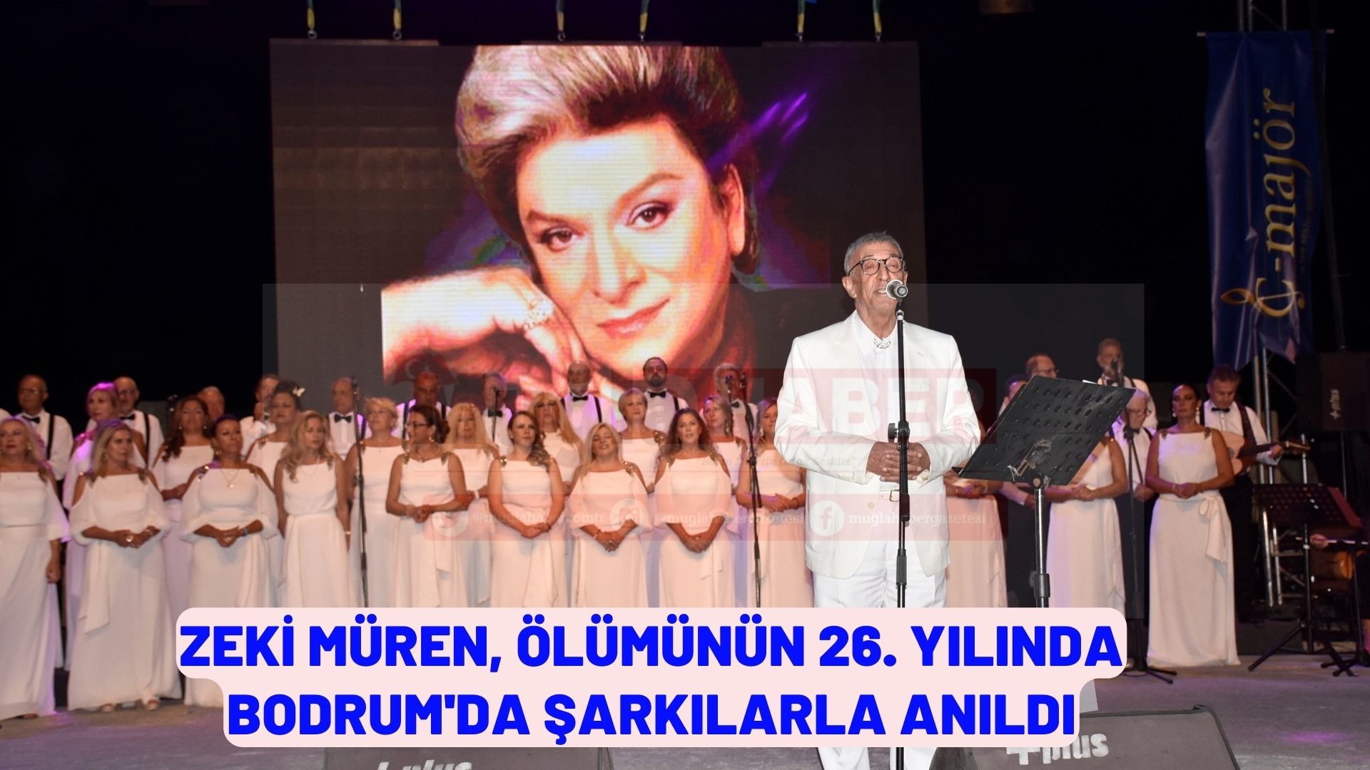 Zeki Müren, ölümünün 26. yılında Bodrum'da şarkılarla anıldı