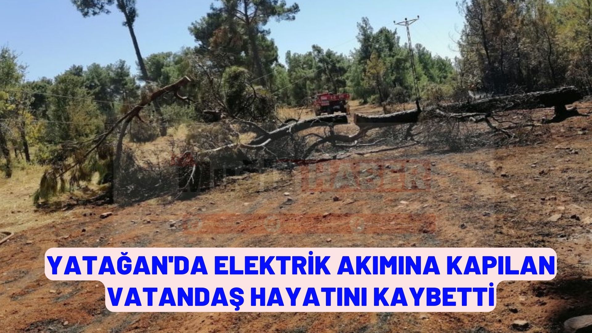 ELEKTRİK AKIMINA KAPILAN VATANDAŞ HAYATINI KAYBETTİ