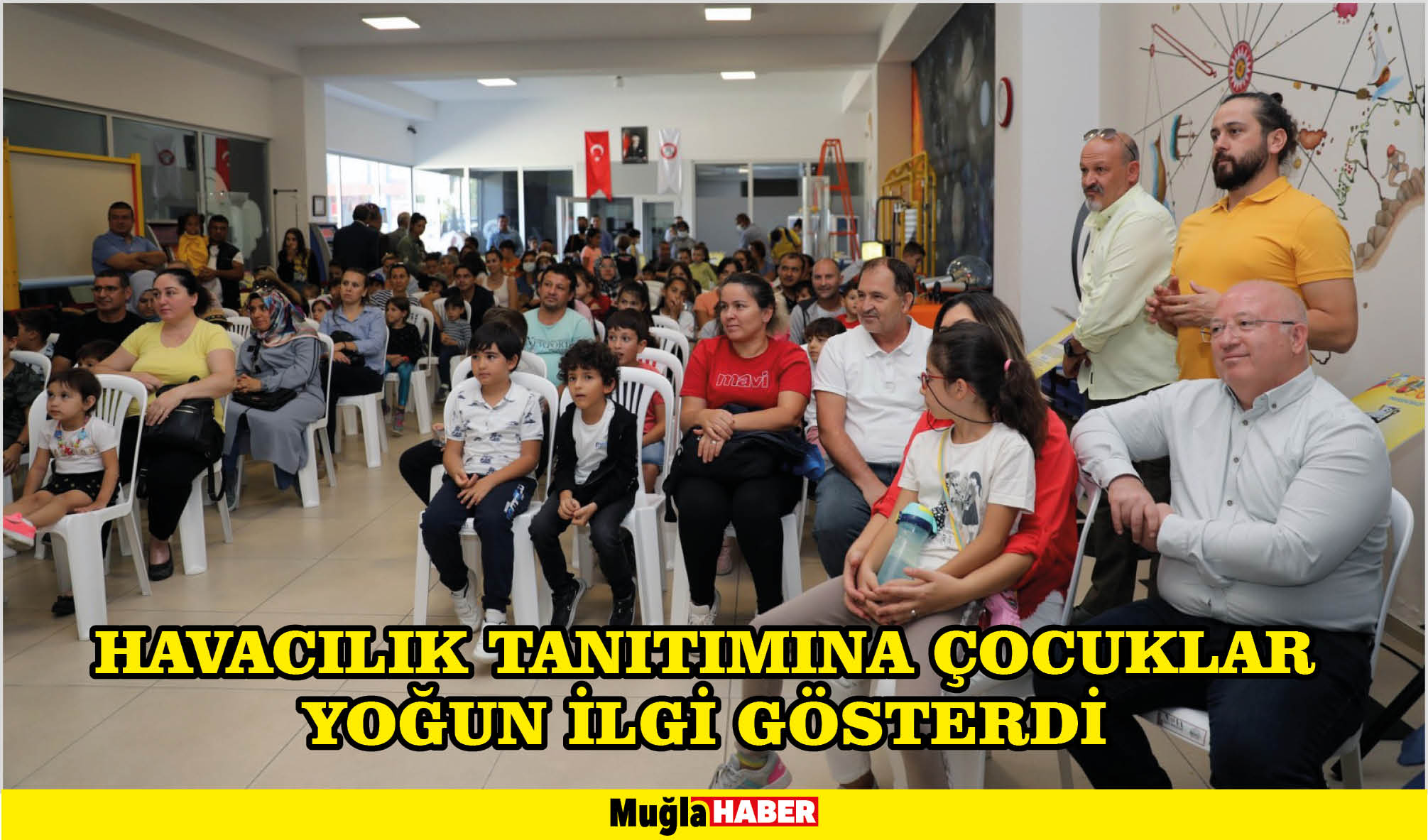 Havacılık Tanıtımına Çocuklar Yoğun İlgi Gösterdi