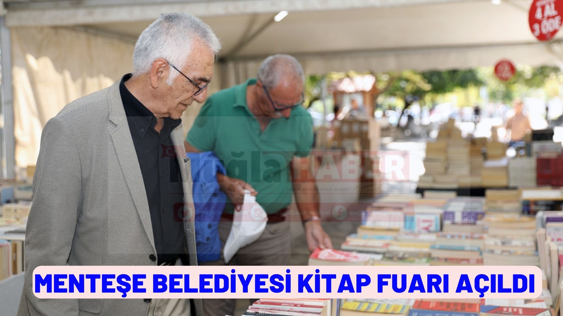 MENTEŞE BELEDİYESİ KİTAP FUARI AÇILDI