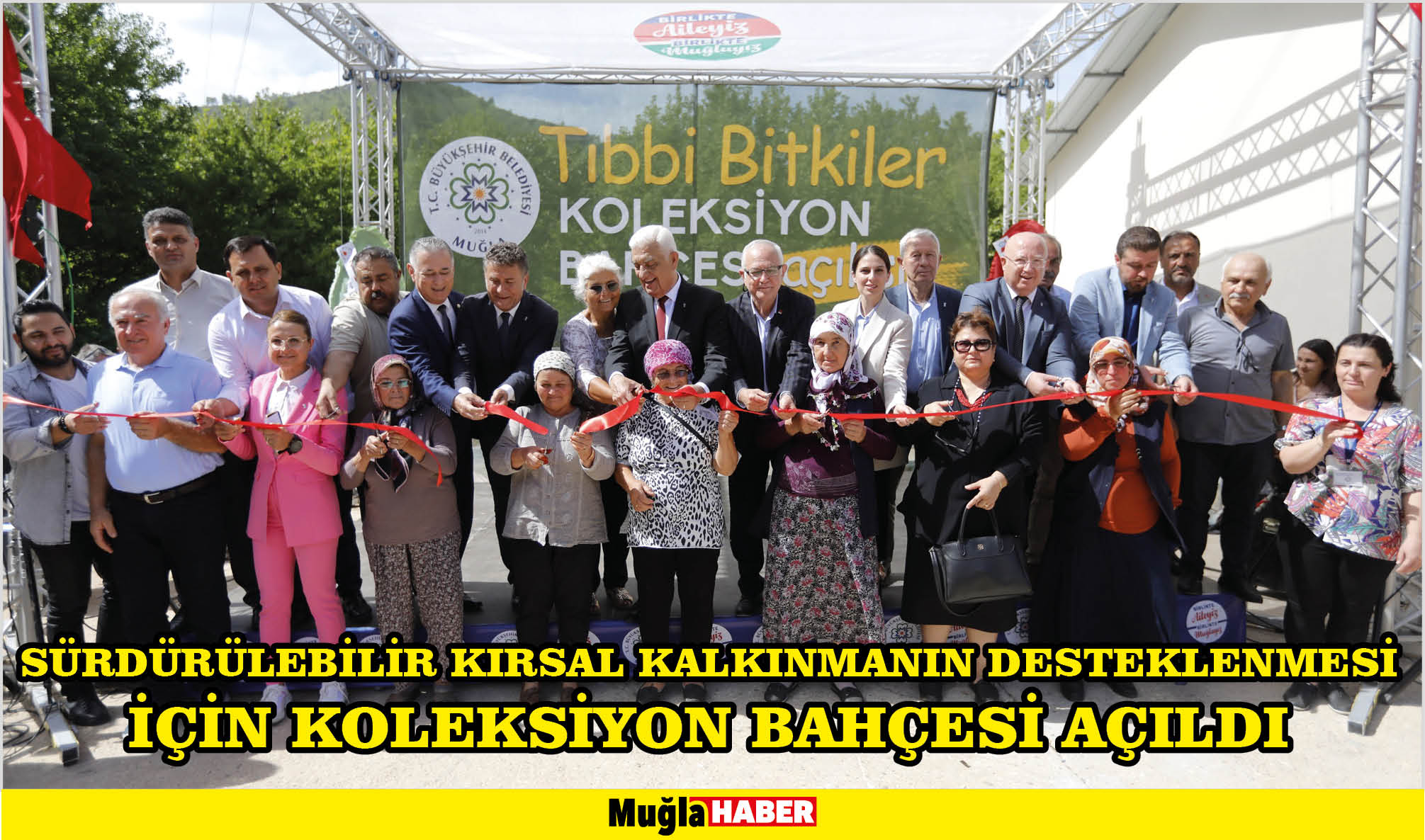 SÜRDÜRÜLEBİLİR KIRSAL KALKINMANIN DESTEKLENMESİ İÇİN KOLEKSİYON BAHÇESİ AÇILDI