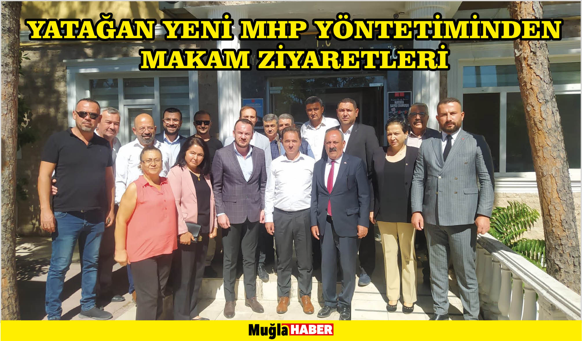 YATAĞAN YENİ MHP YÖNTETİMİNDEN MAKAM ZİYARETLERİ