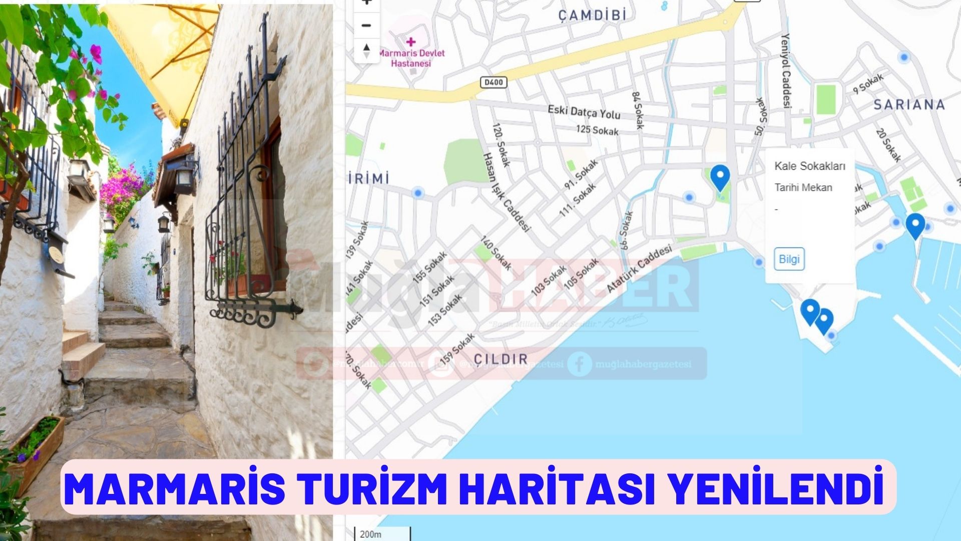 MARMARİS TURİZM HARİTASI YENİLENDİ 