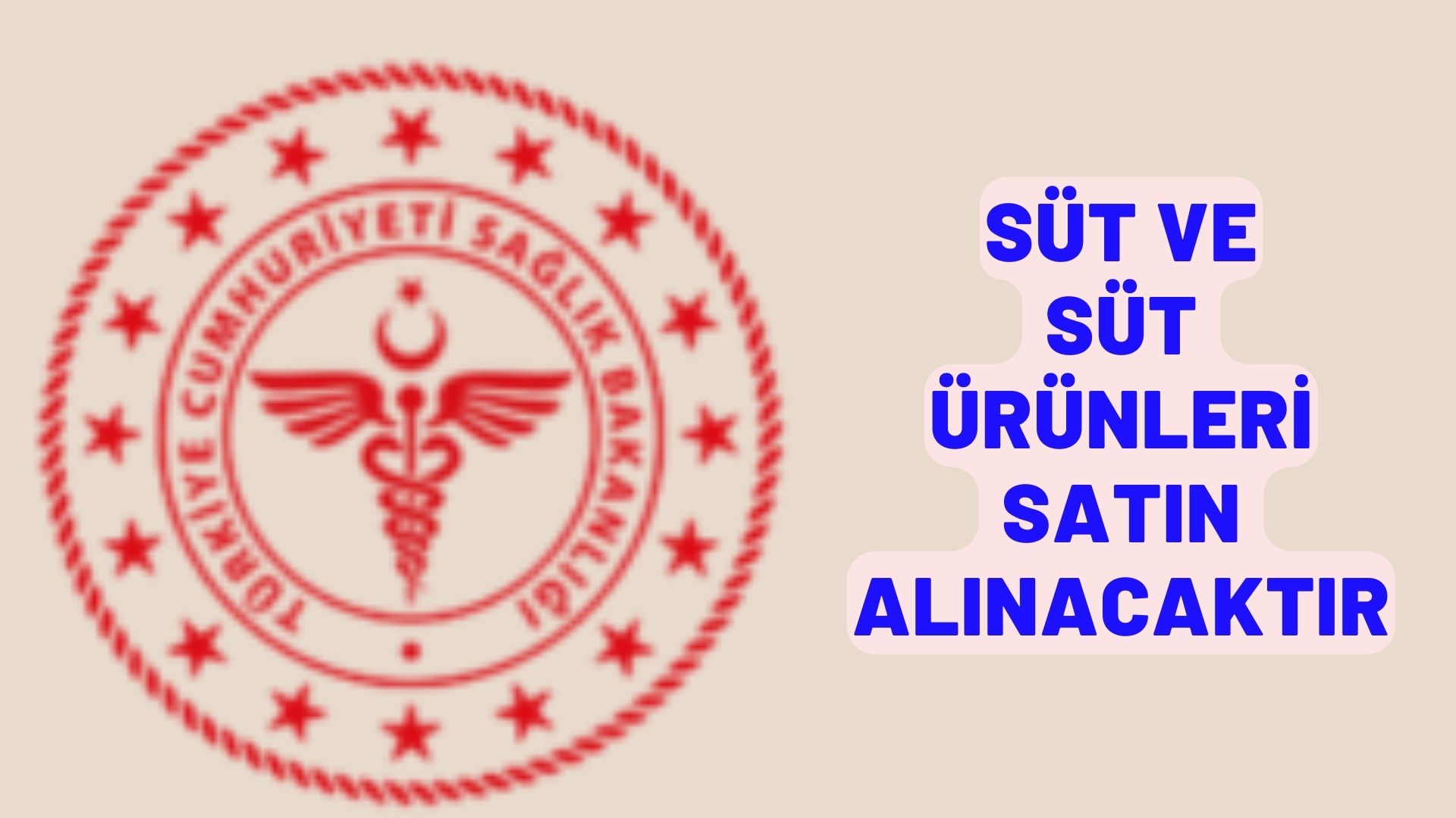 Süt ve süt ürünleri satın alınacaktır