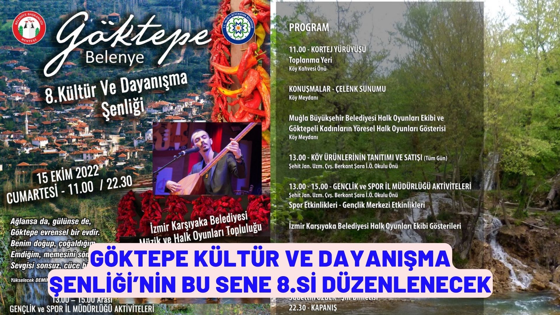 GÖKTEPE KÜLTÜR VE DAYANIŞMA ŞENLİĞİ’NİN BU SENE 8.Sİ DÜZENLENECEK