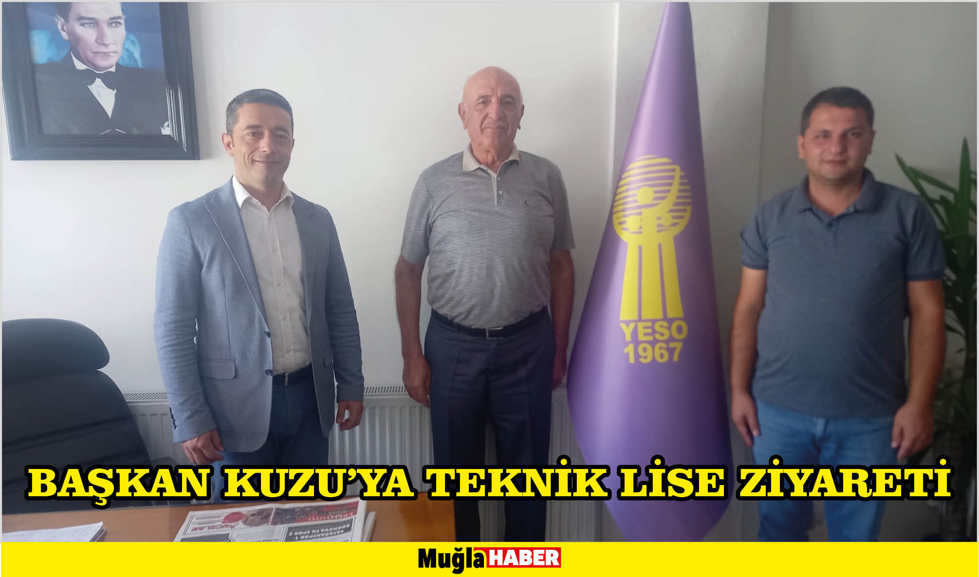 BAŞKAN KUZU’YA TEKNİK LİSE ZİYARETİ