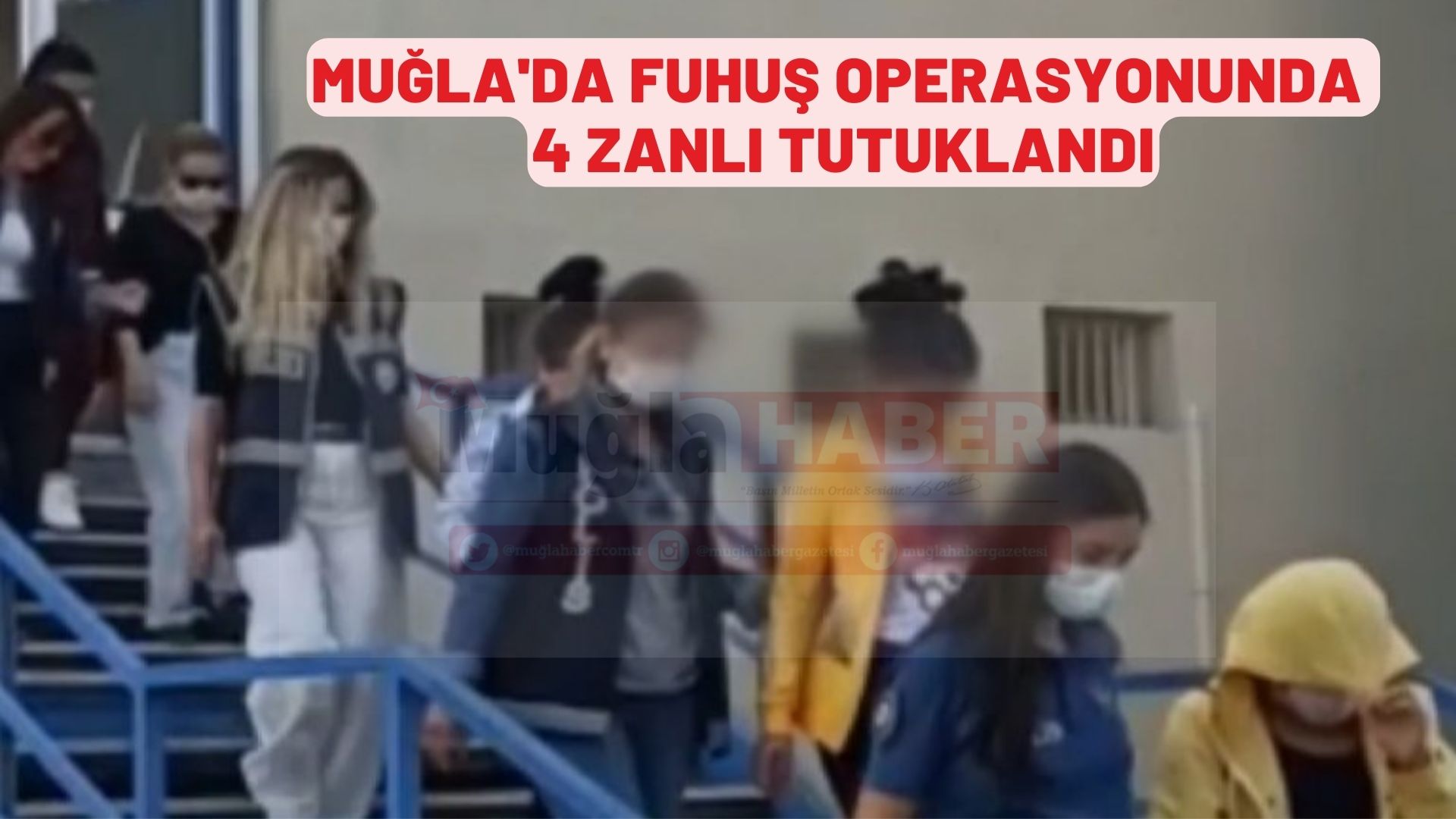 Muğla'da fuhuş operasyonunda 4 zanlı tutuklandı