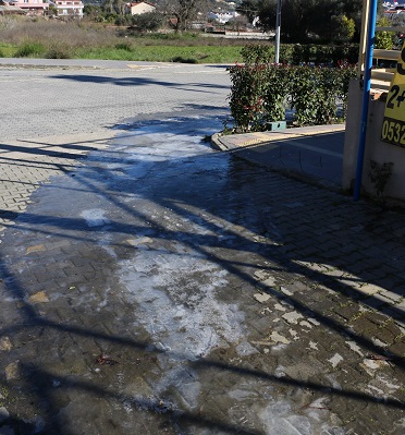 Marmaris bile buz tuttu