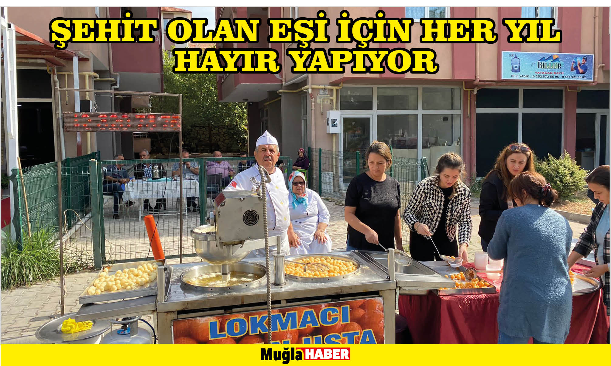 ŞEHİT OLAN EŞİ İÇİN HER YIL HAYIR YAPIYOR