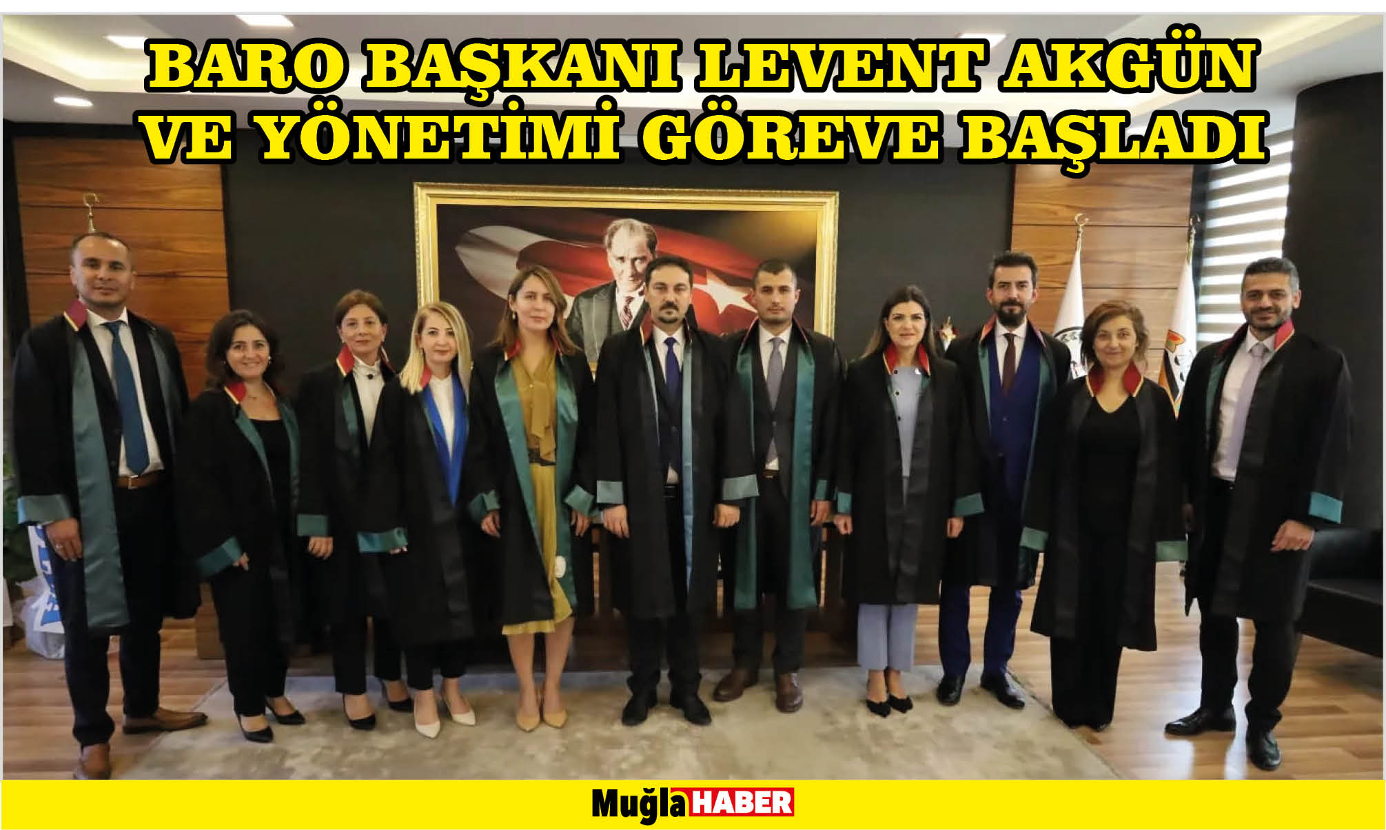 BARO BAŞKANI LEVENT AKGÜN VE YÖNETİMİ GÖREVE BAŞLADI