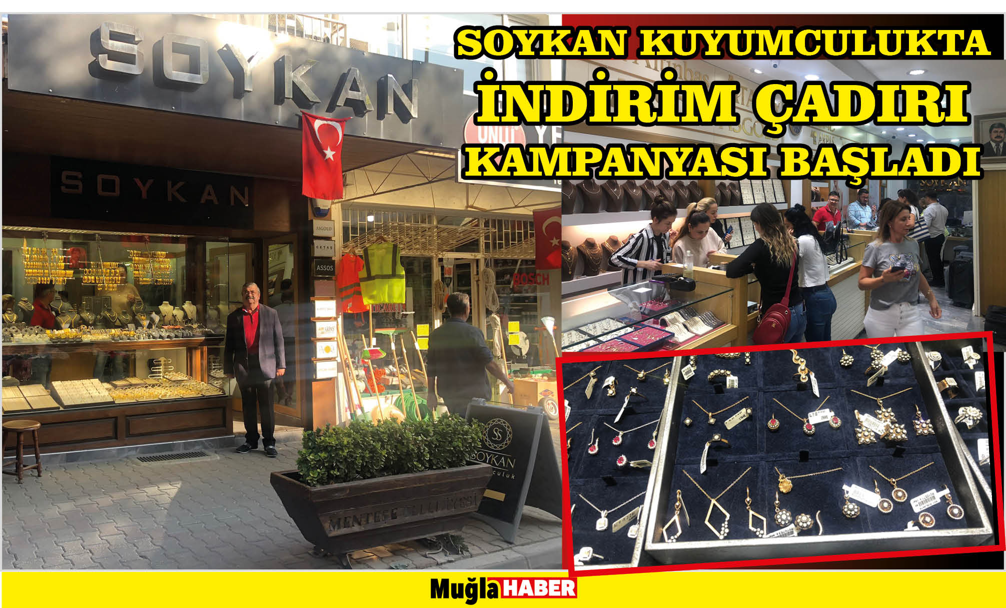 SOYKAN KUYUMCULUKTA İNDİRİM ÇADIRI KAMPANYASI BAŞLADI