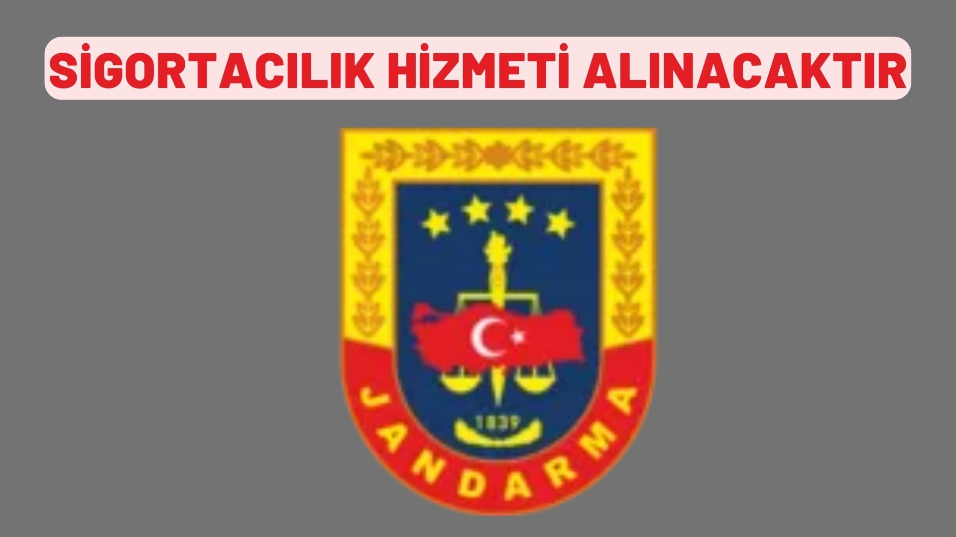 Sigortacılık hizmeti alınacaktır