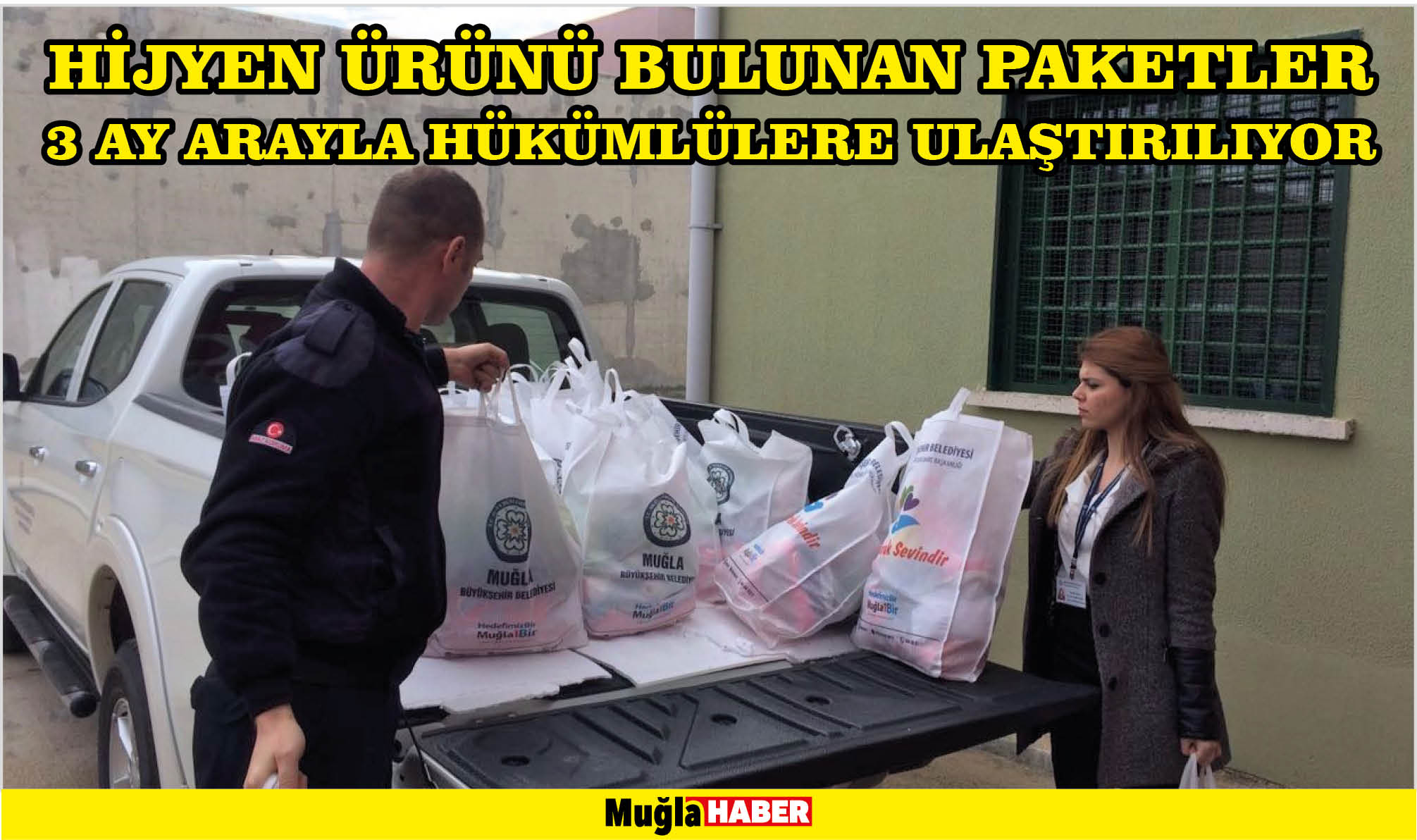 Hijyen ürünü bulunan paketler 3 ay arayla hükümlülere ulaştırılıyor