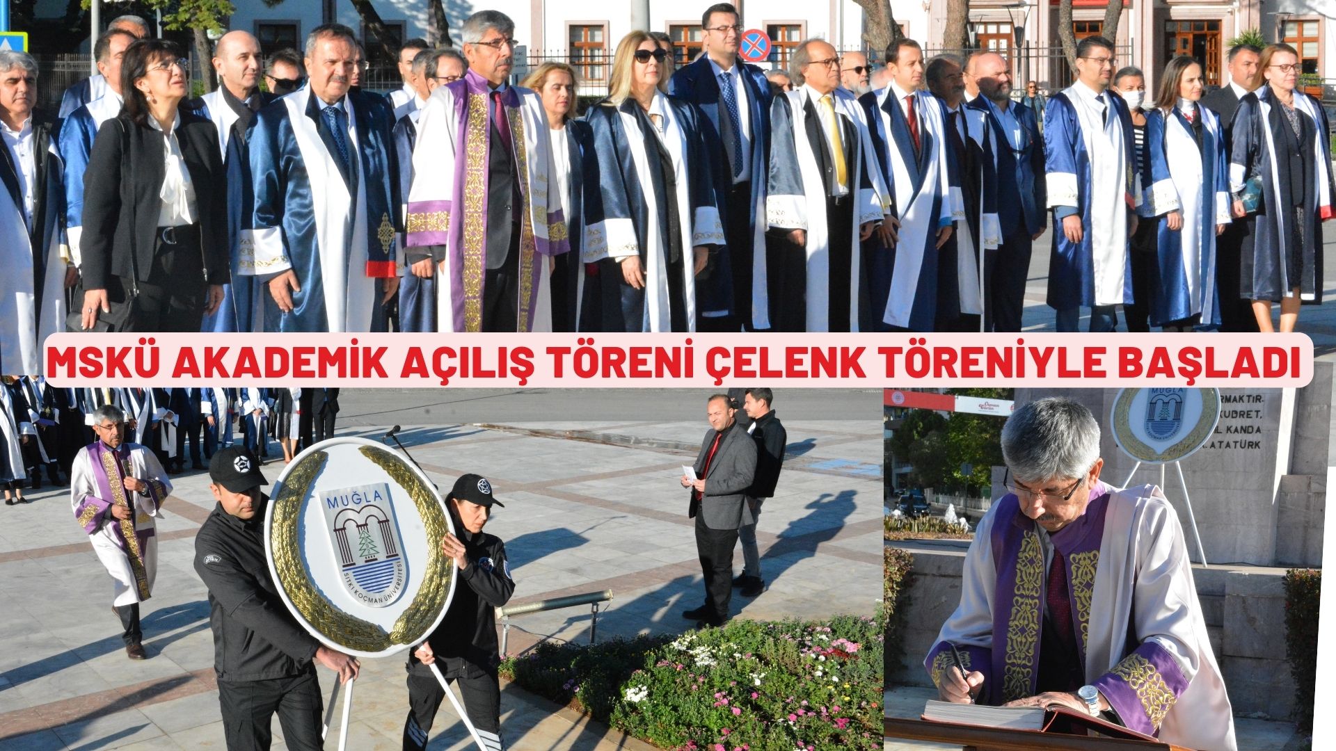 MSKÜ AKADEMİK AÇILIŞ TÖRENİ ÇELENK TÖRENİYLE BAŞLADI