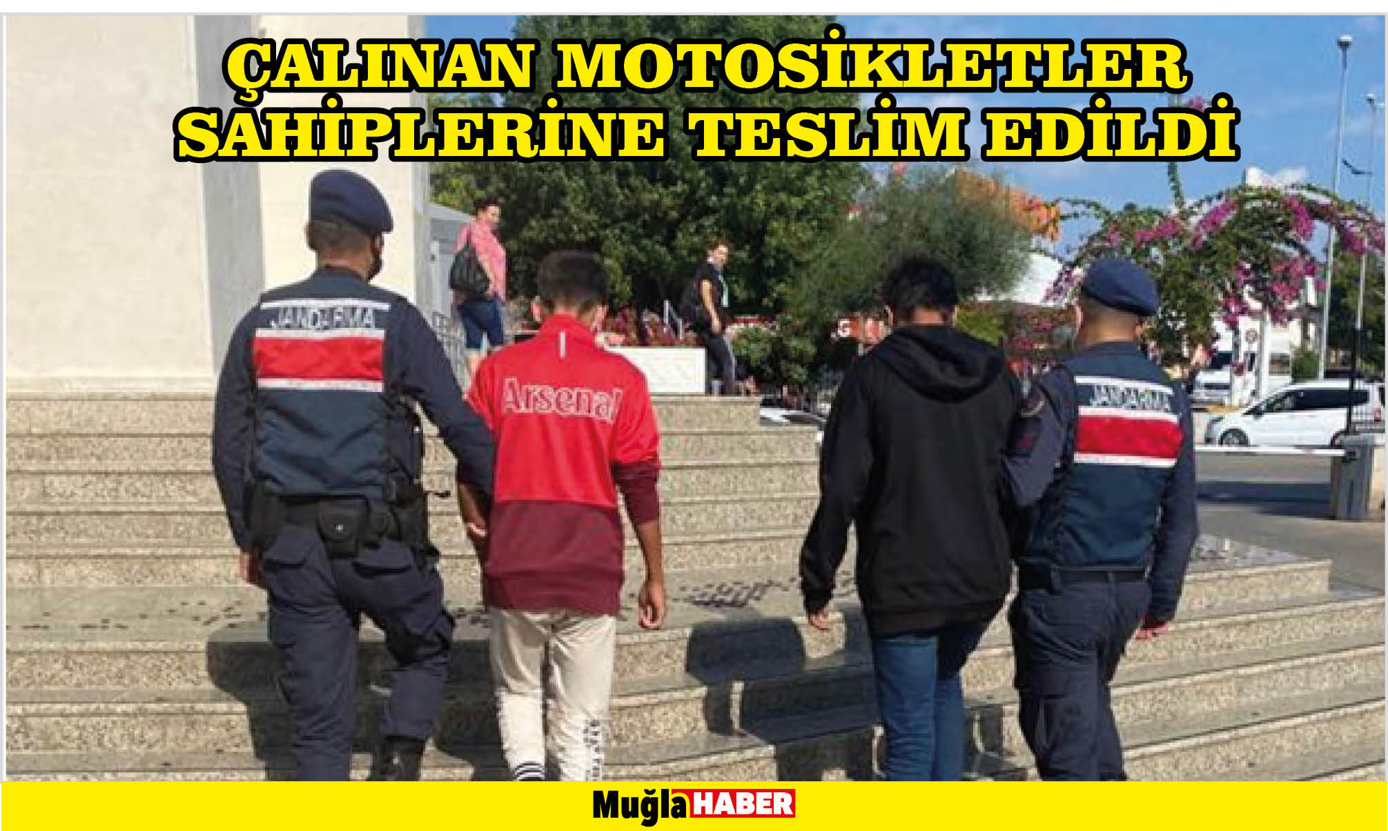 ÇALINAN MOTOSİKLETLER SAHİPLERİNE TESLİM EDİLDİ