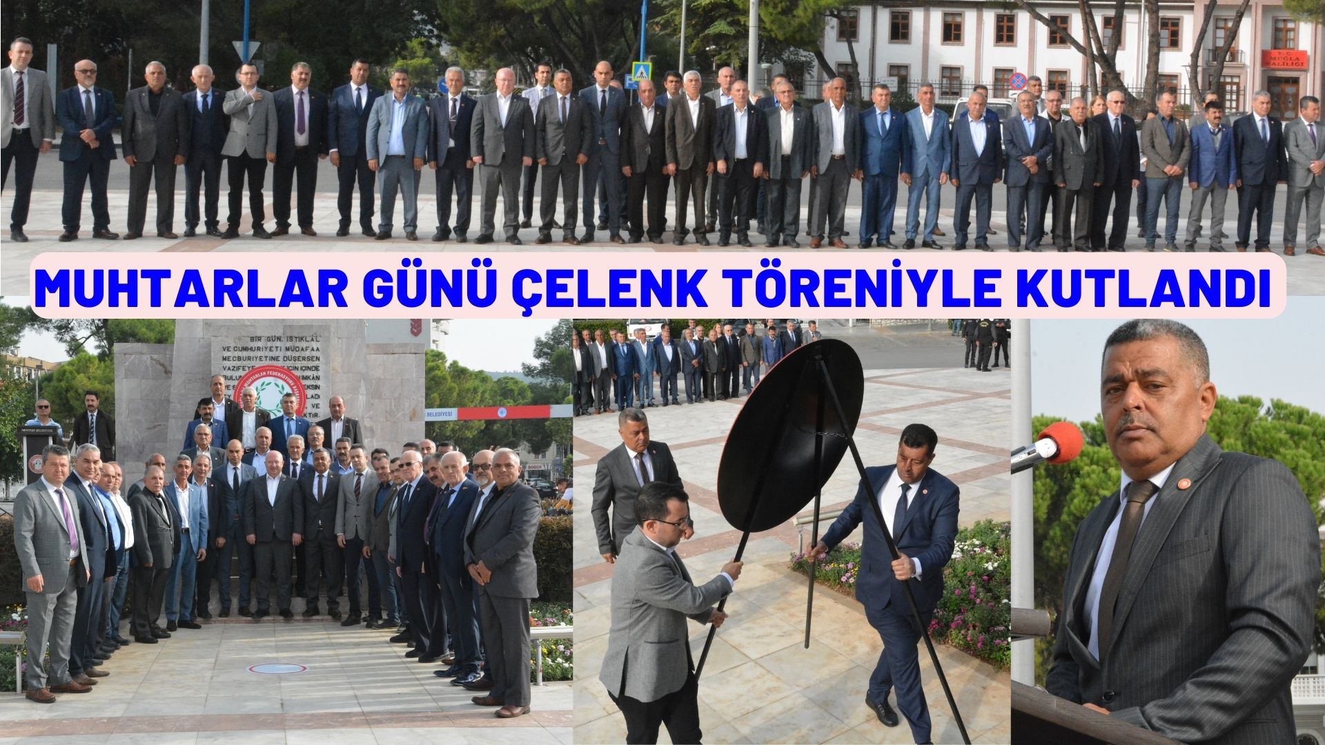 MUHTARLAR GÜNÜ ÇELENK TÖRENİYLE KUTLANDI